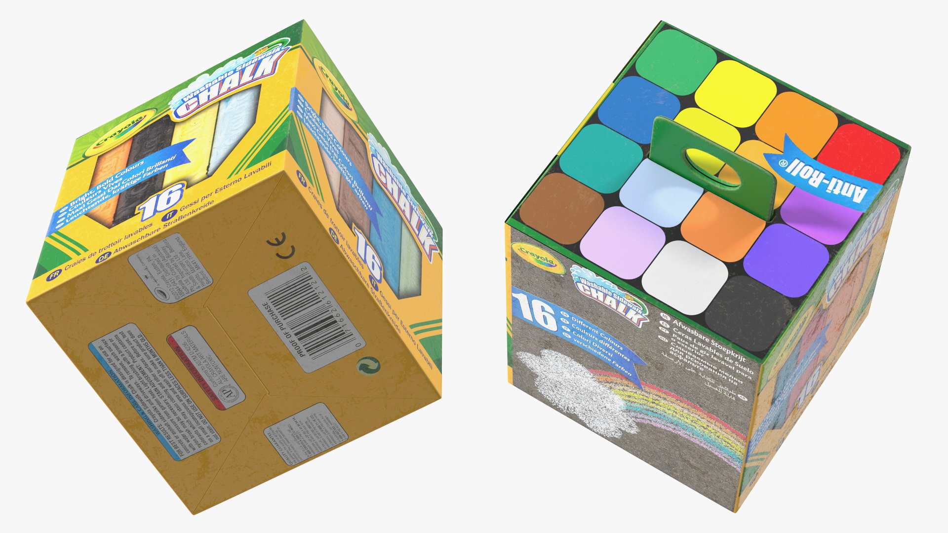 3D Sidewalk Chalk Box Crayola