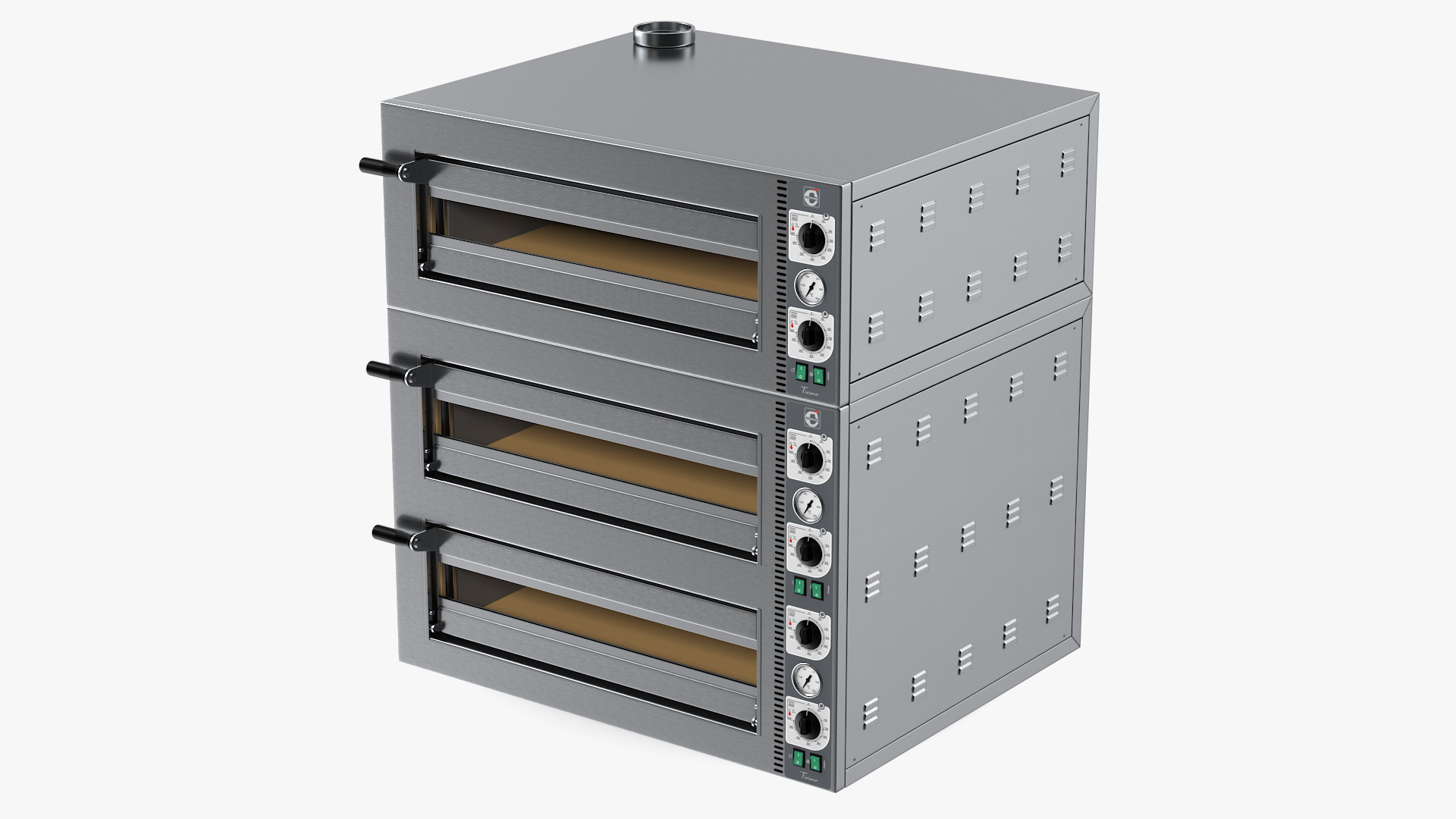 Cuppone Tiziano Triple Deck Electric Pizza Oven 3D