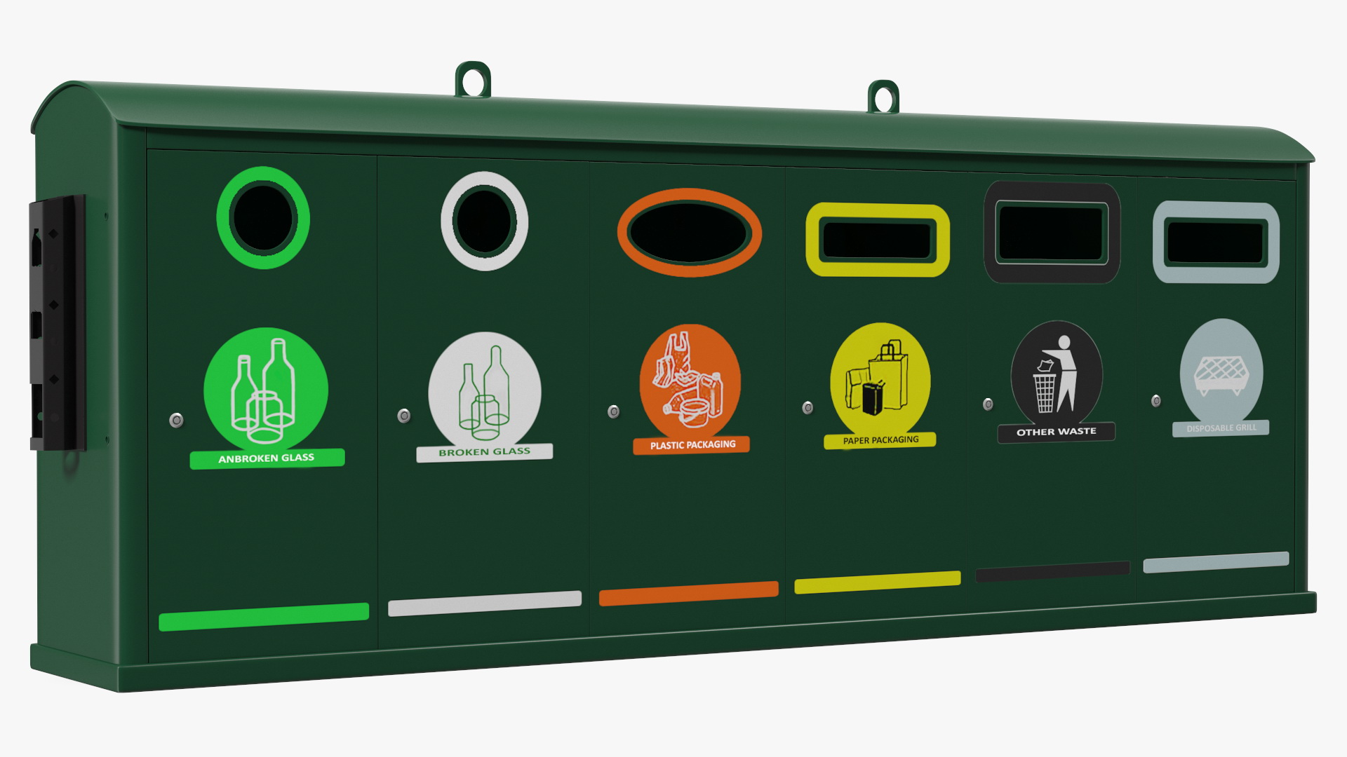 3D model Public Space Recycling Station
