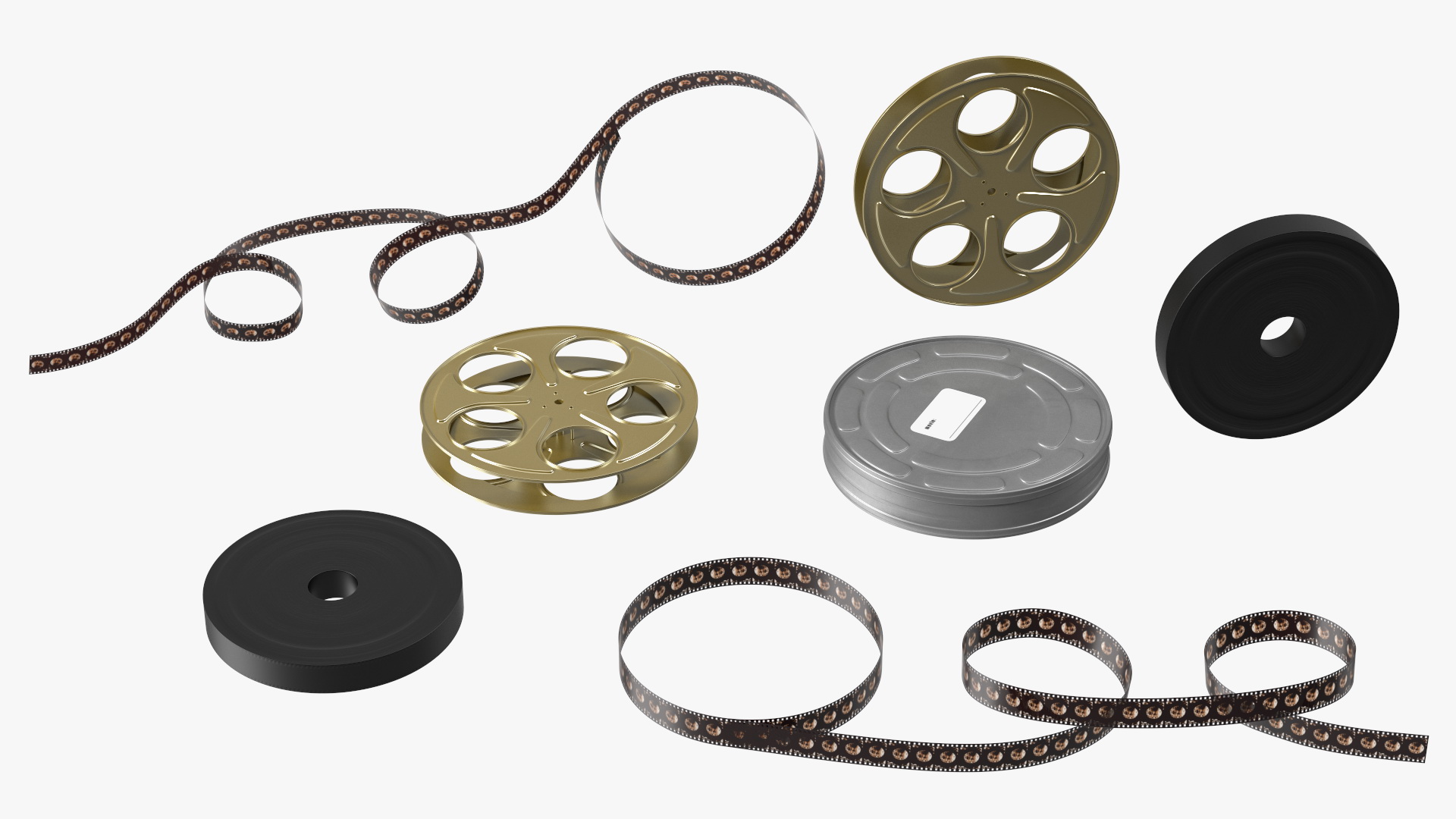 3D Film Reels and Box model