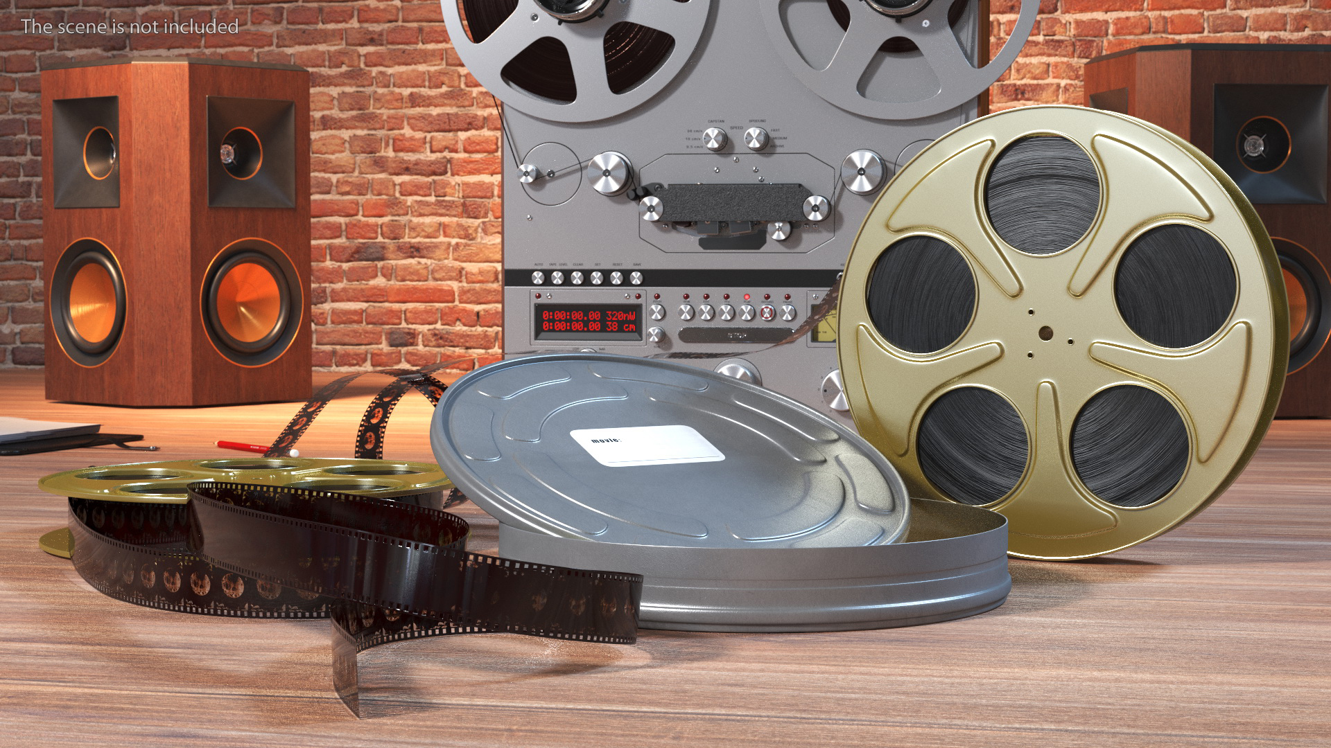 3D Film Reels and Box model
