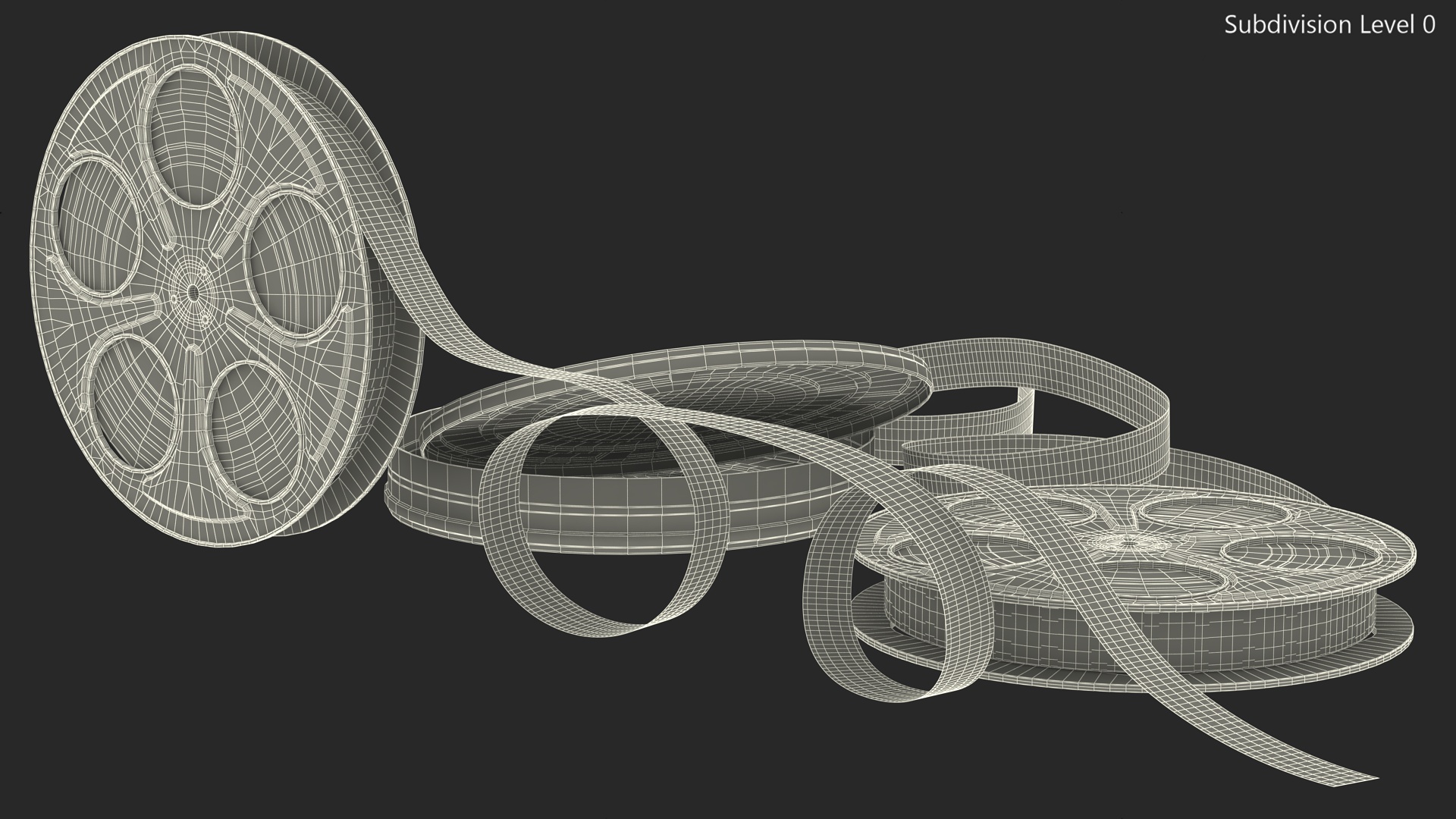3D Film Reels and Box model