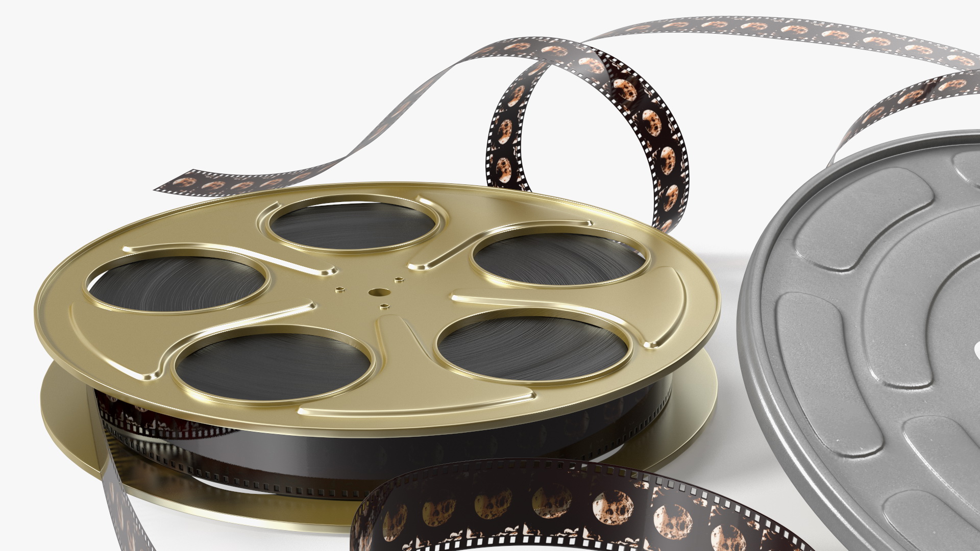 3D Film Reels and Box model