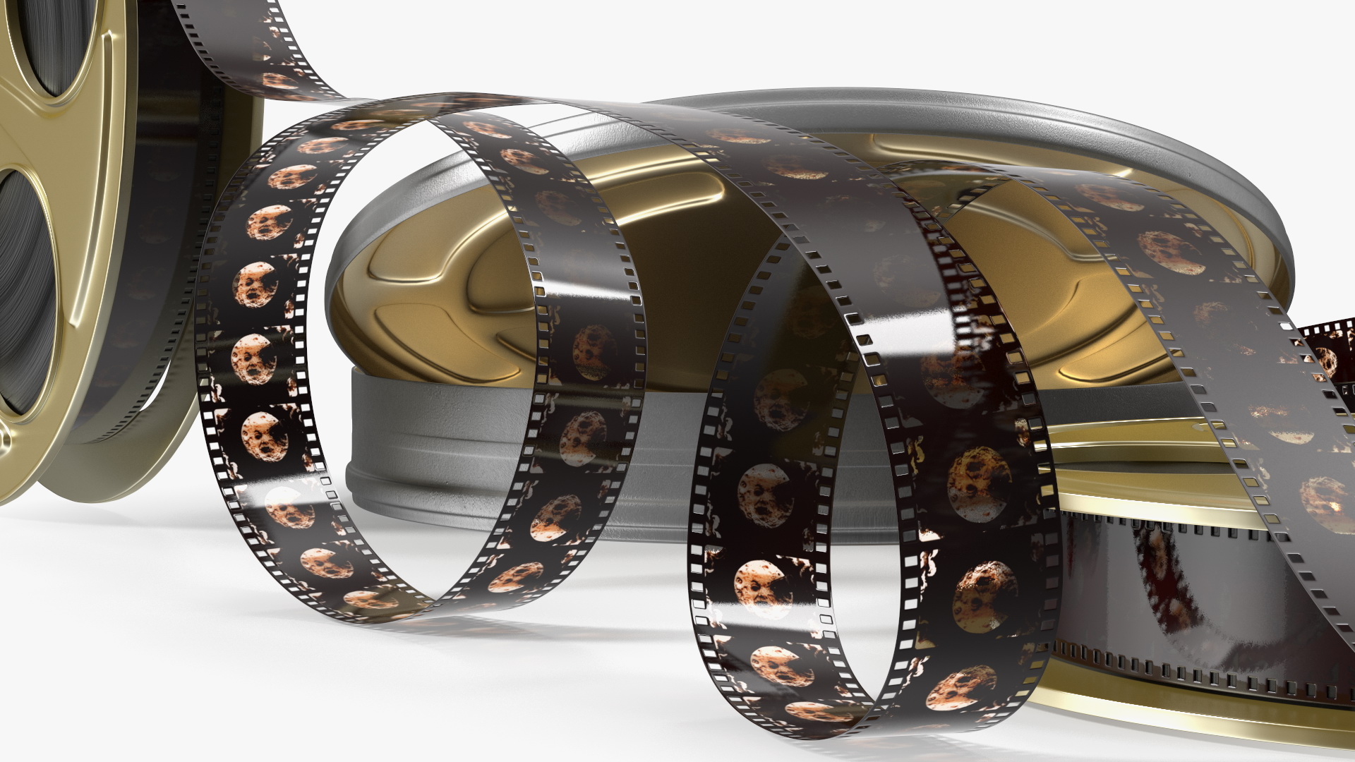 3D Film Reels and Box model