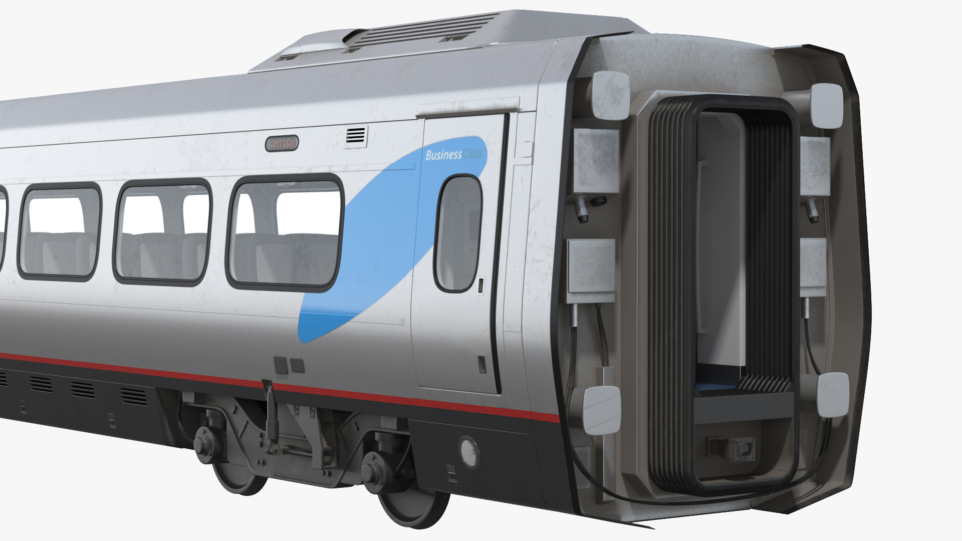 Acela Express Business Class Coach 3D model
