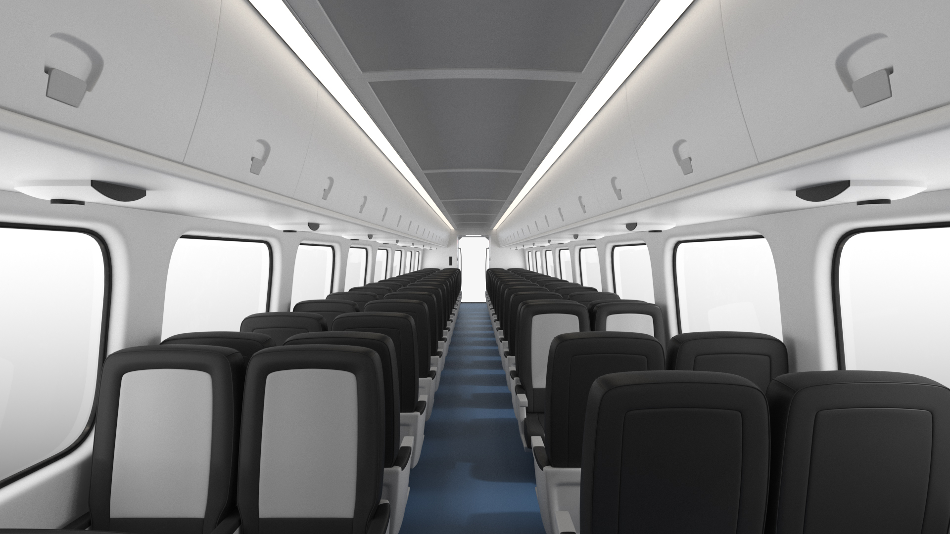 Acela Express Business Class Coach 3D model