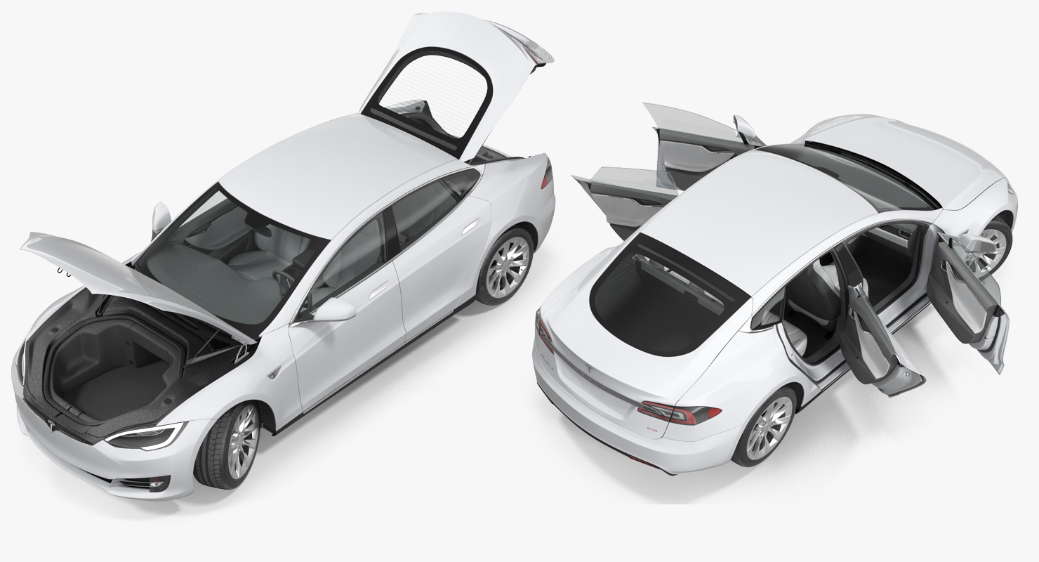 Tesla Model S 60D 2017 3D