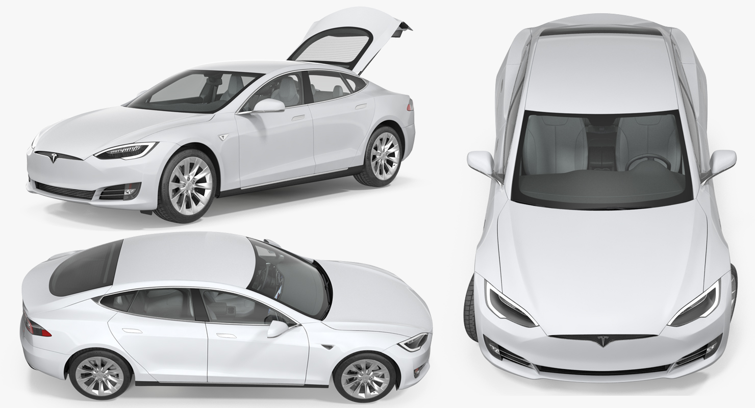 Tesla Model S 60D 2017 3D