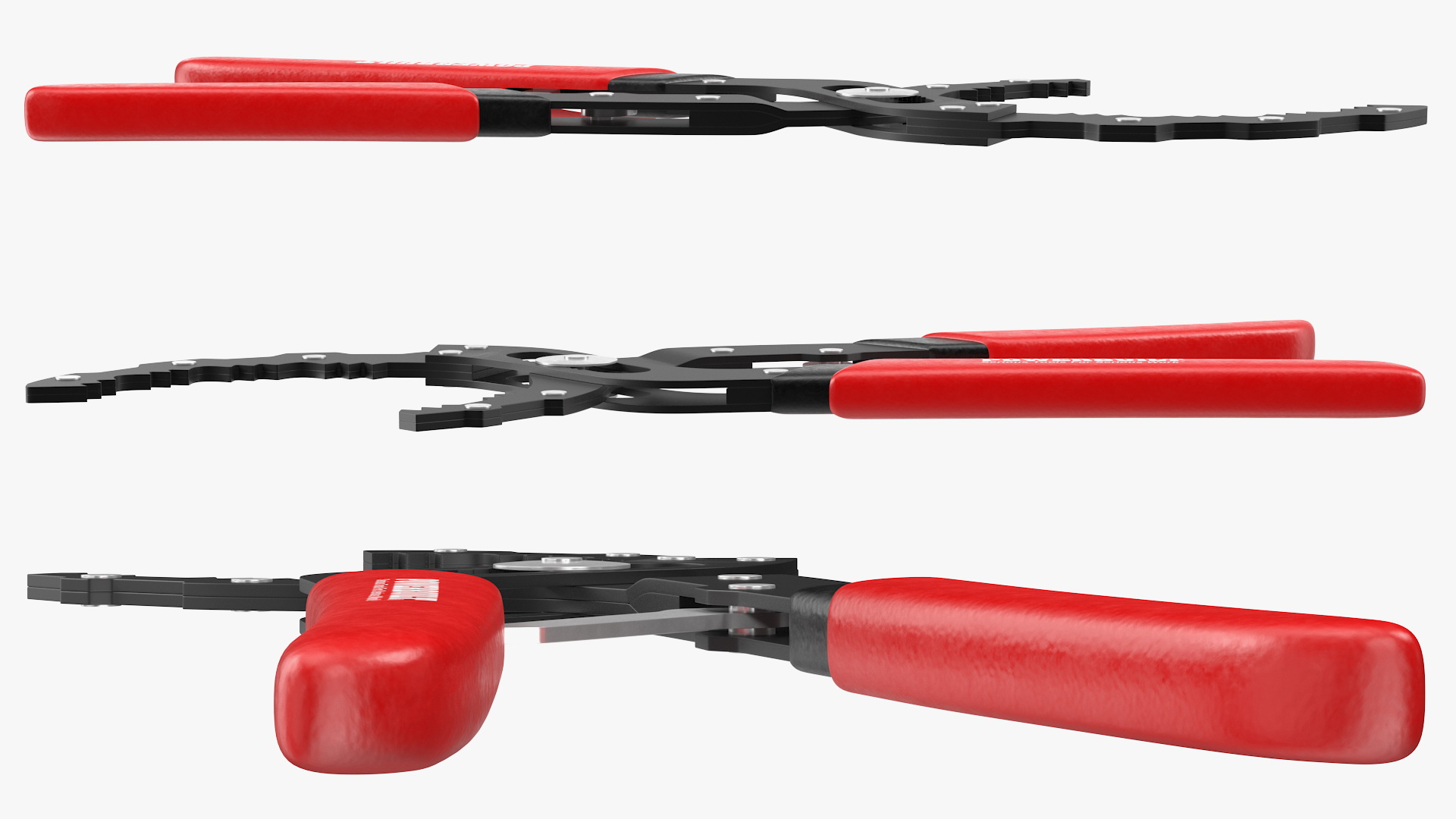 3D Powerbuilt Oil Filter Pliers model