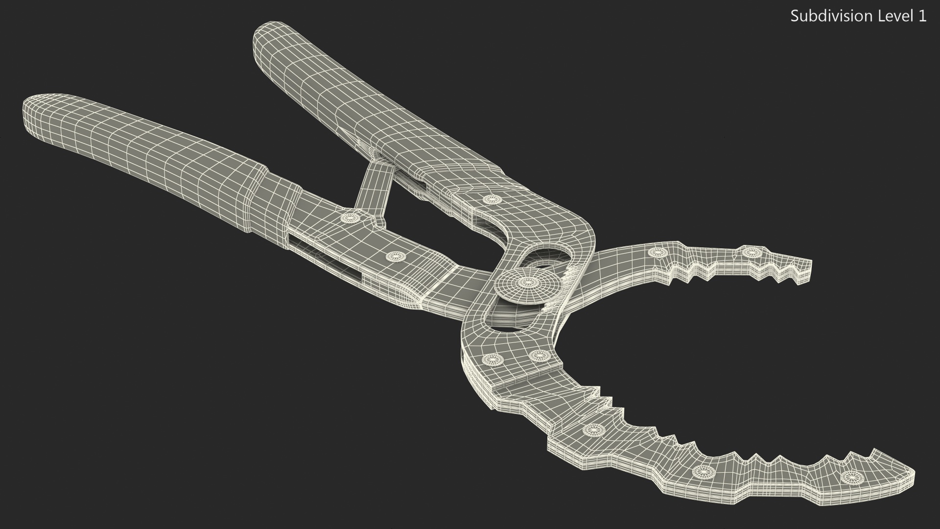 3D Powerbuilt Oil Filter Pliers model
