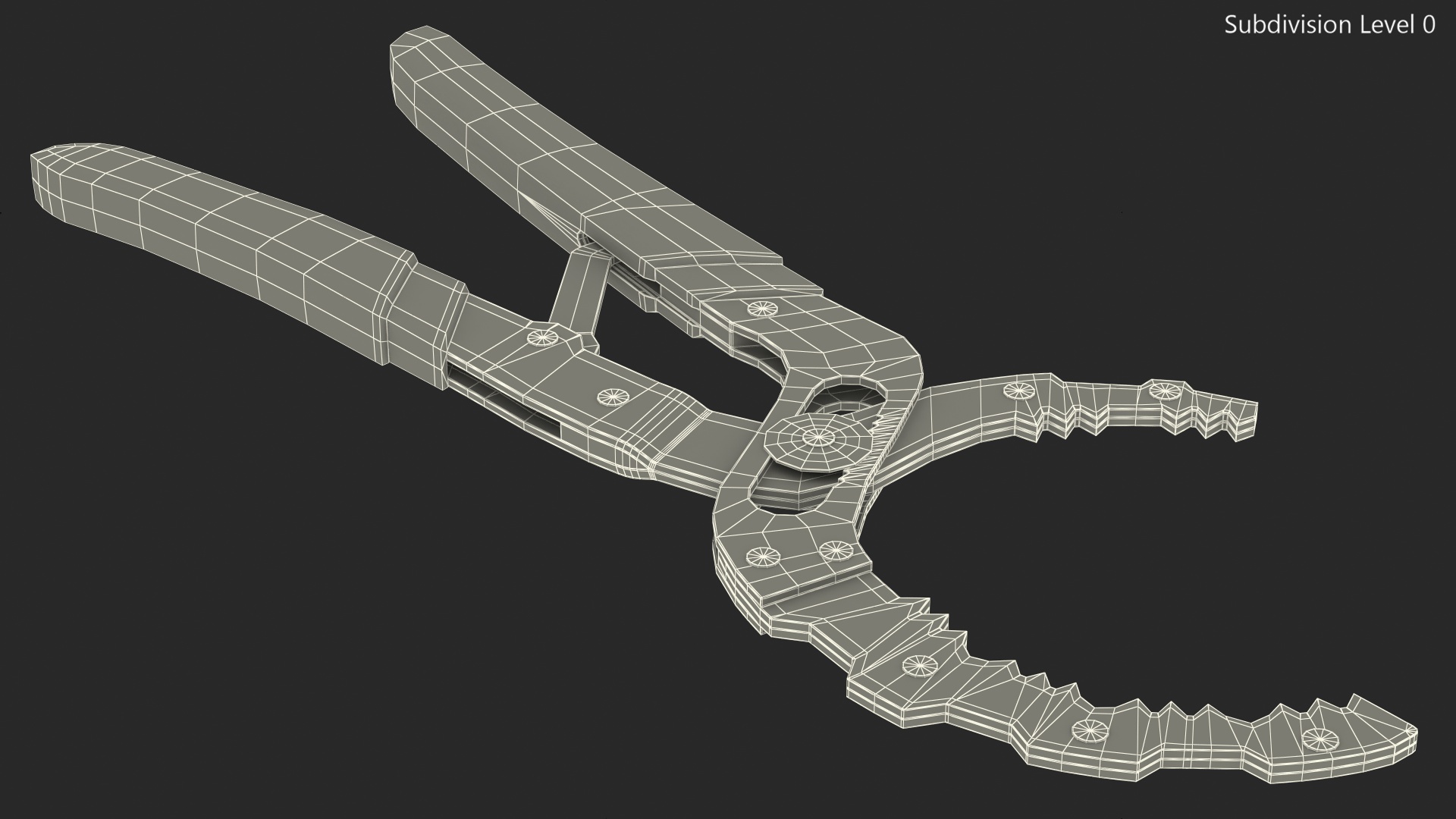 3D Powerbuilt Oil Filter Pliers model