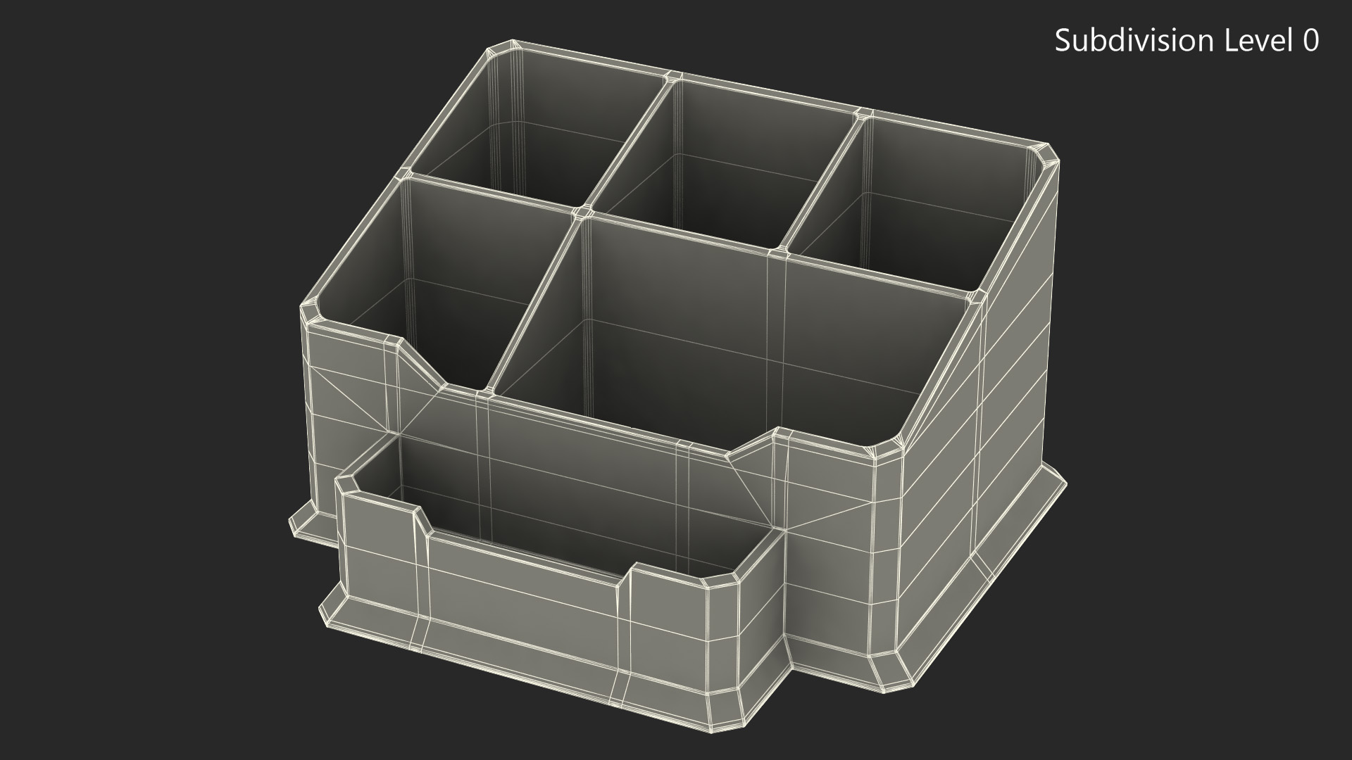 3D Acrylic Desk Pen Organizer