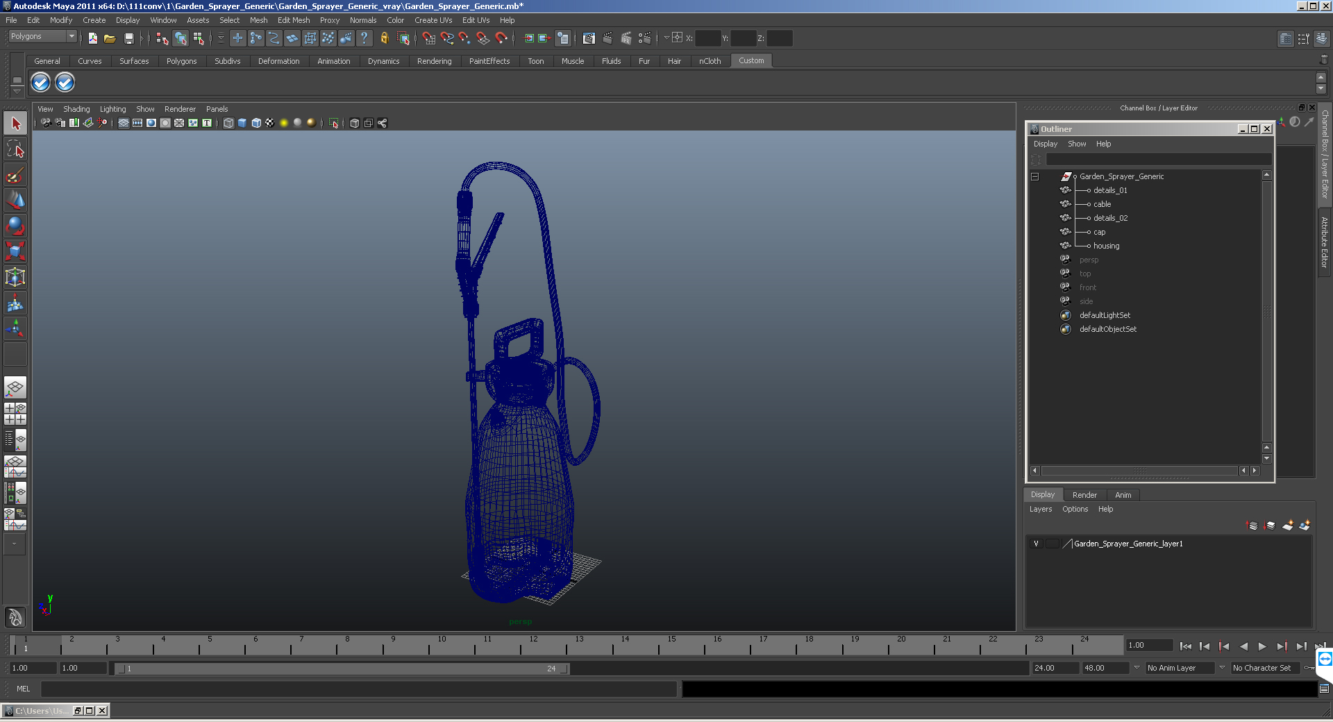 3D Garden Sprayer With Pressure Pump model