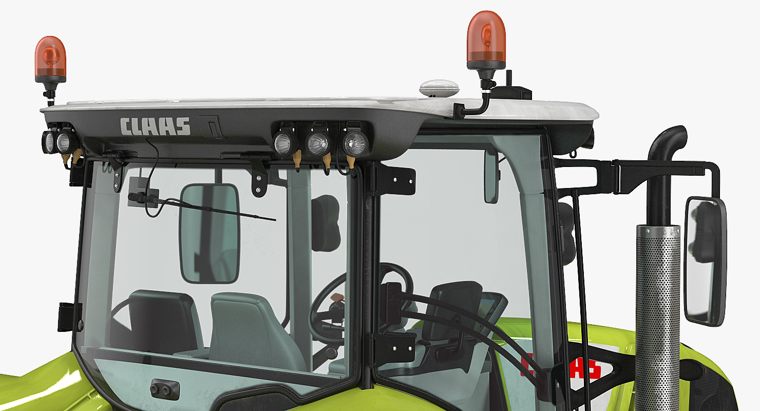 Claas Axion 800 Tractor Dirty 3D model