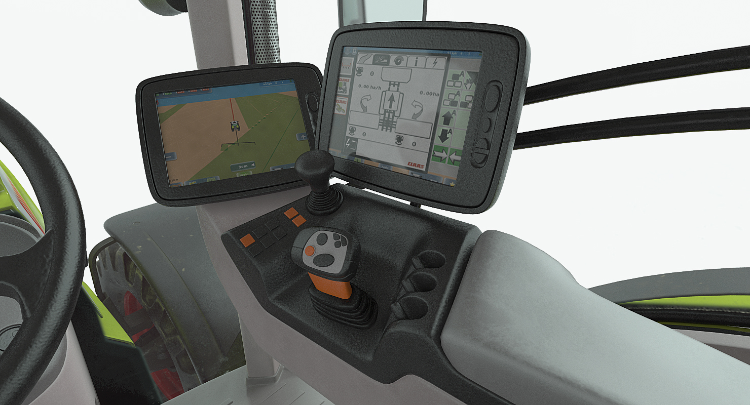 Claas Axion 800 Tractor Dirty 3D model