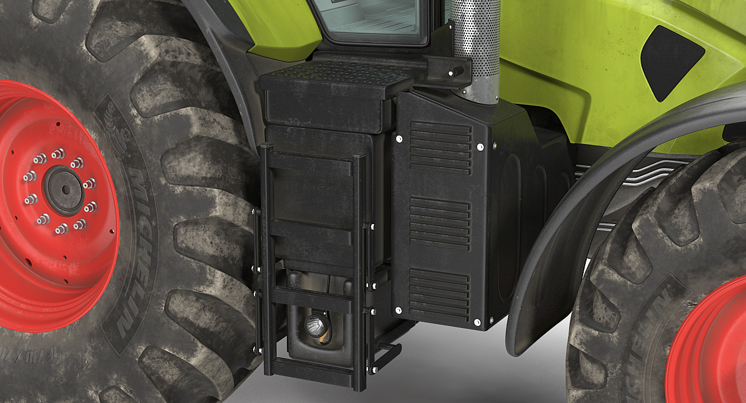 Claas Axion 800 Tractor Dirty 3D model