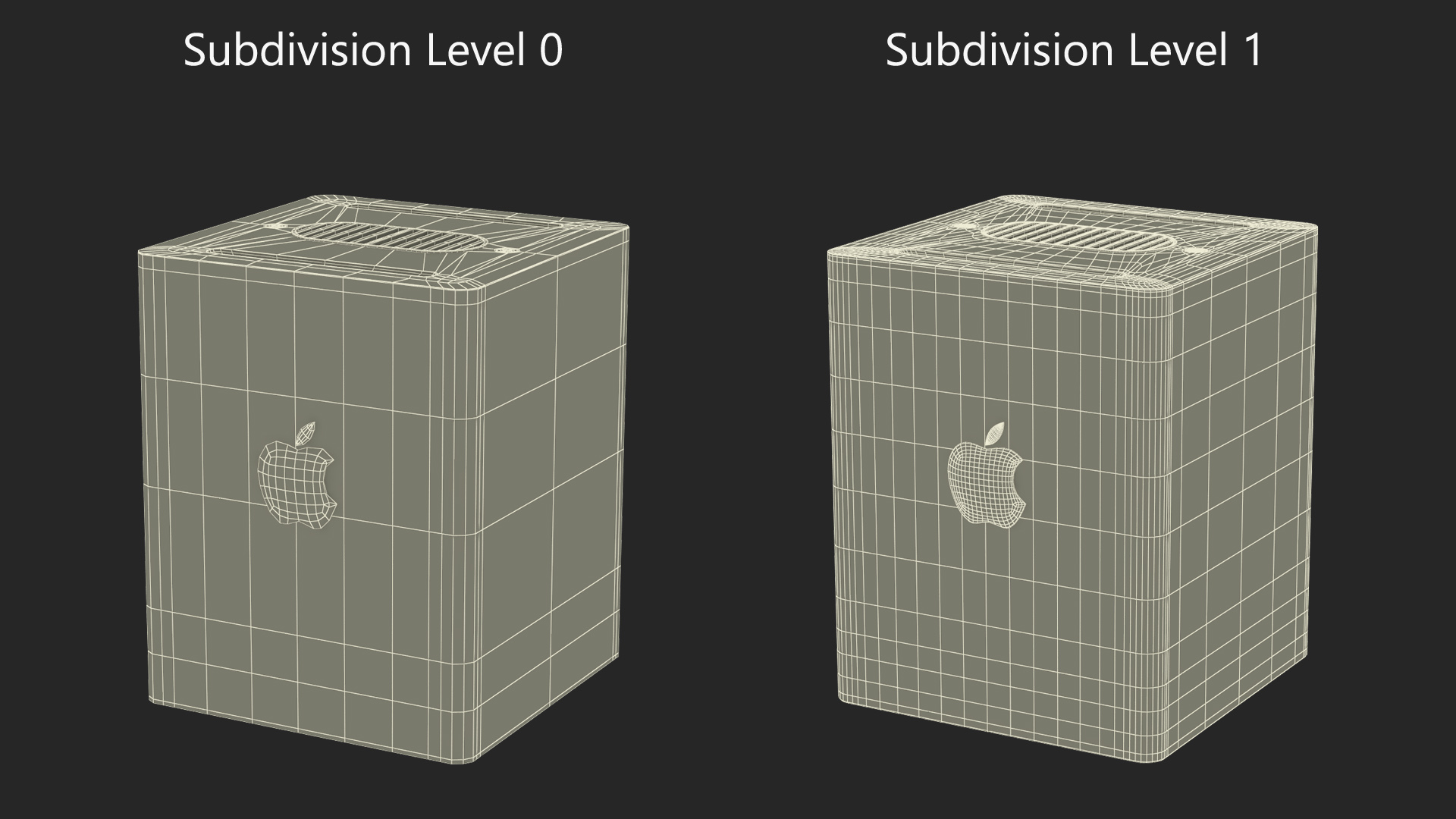 3D Apple Power Mac G4 Cube model