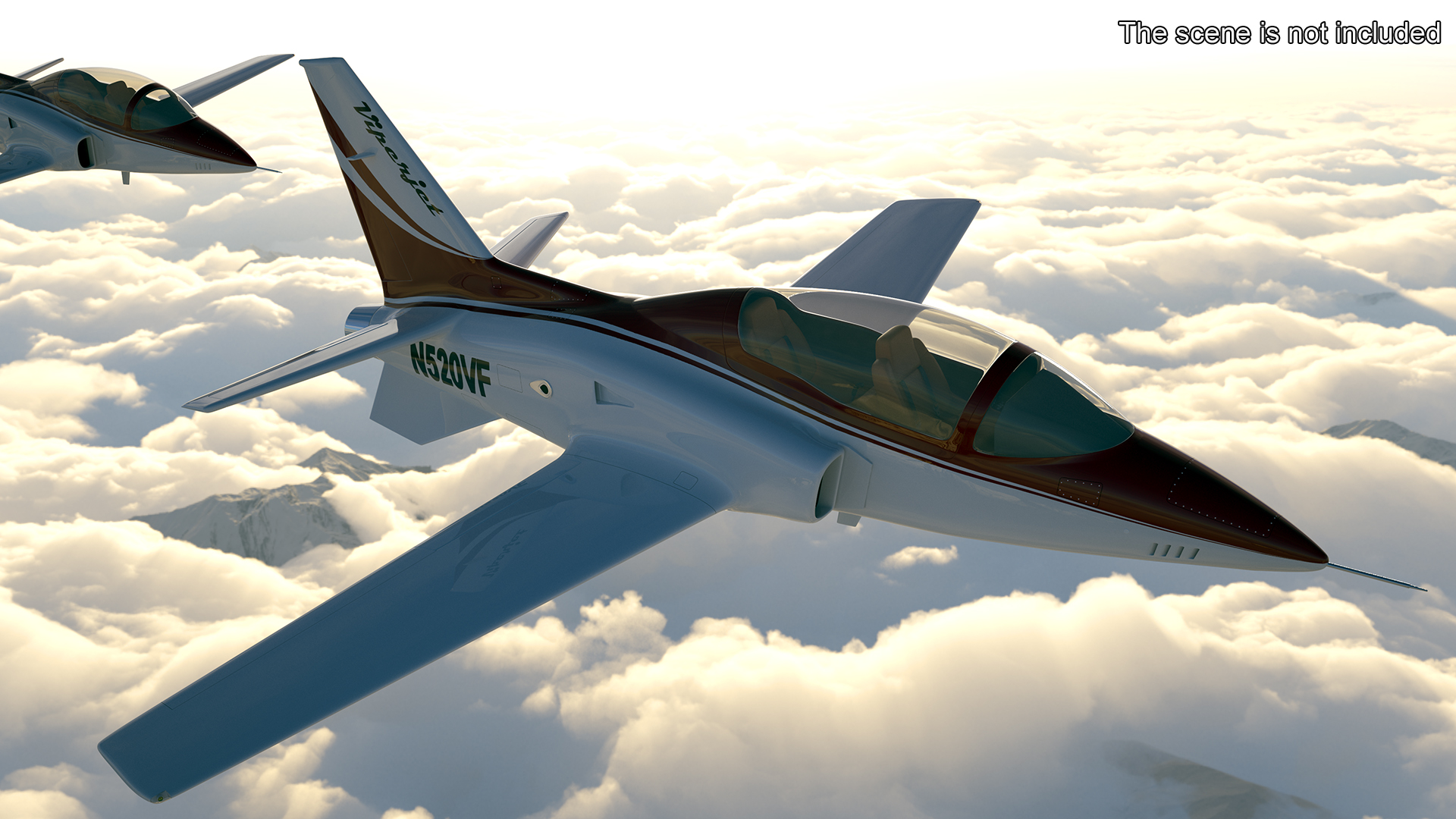 Private Jet Aircraft ViperJet 3D model