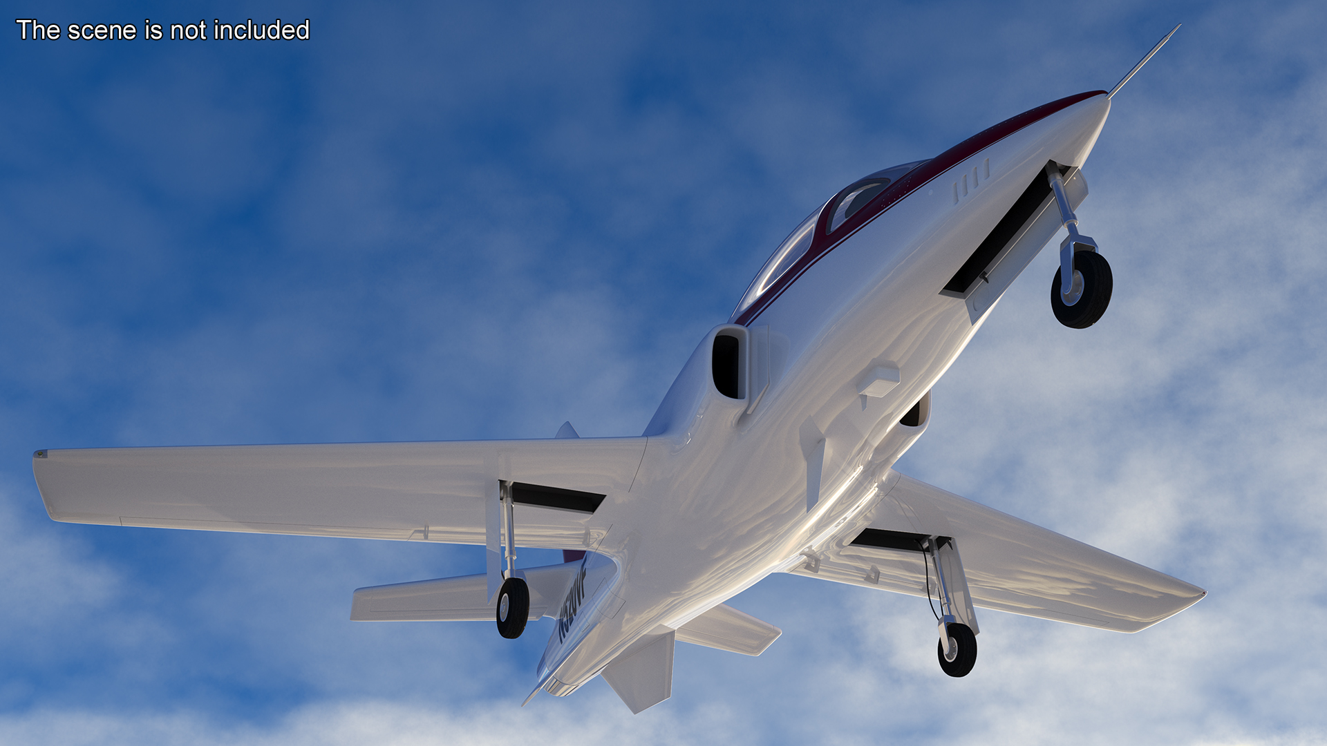 Private Jet Aircraft ViperJet 3D model