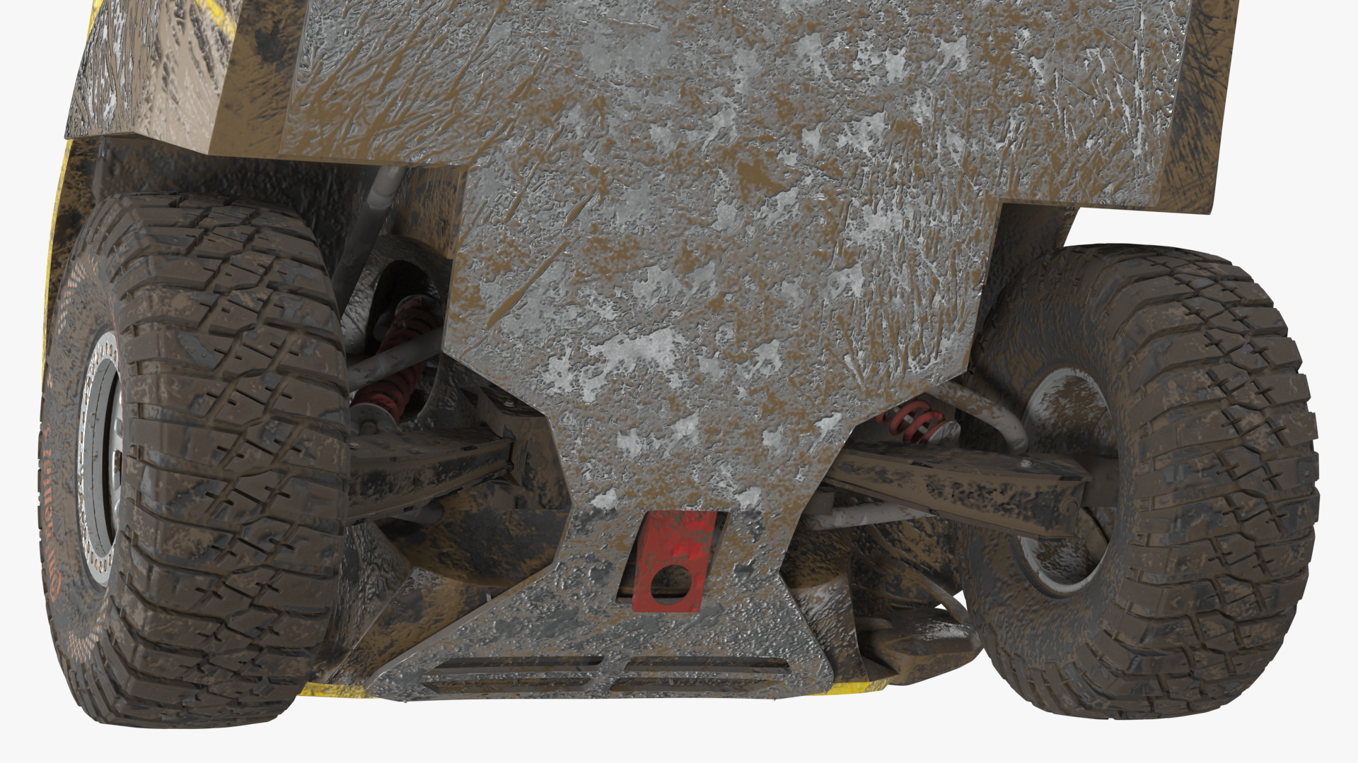 3D model Extreme E Car Racing Electric SUV Dirty Rigged for Cinema 4D