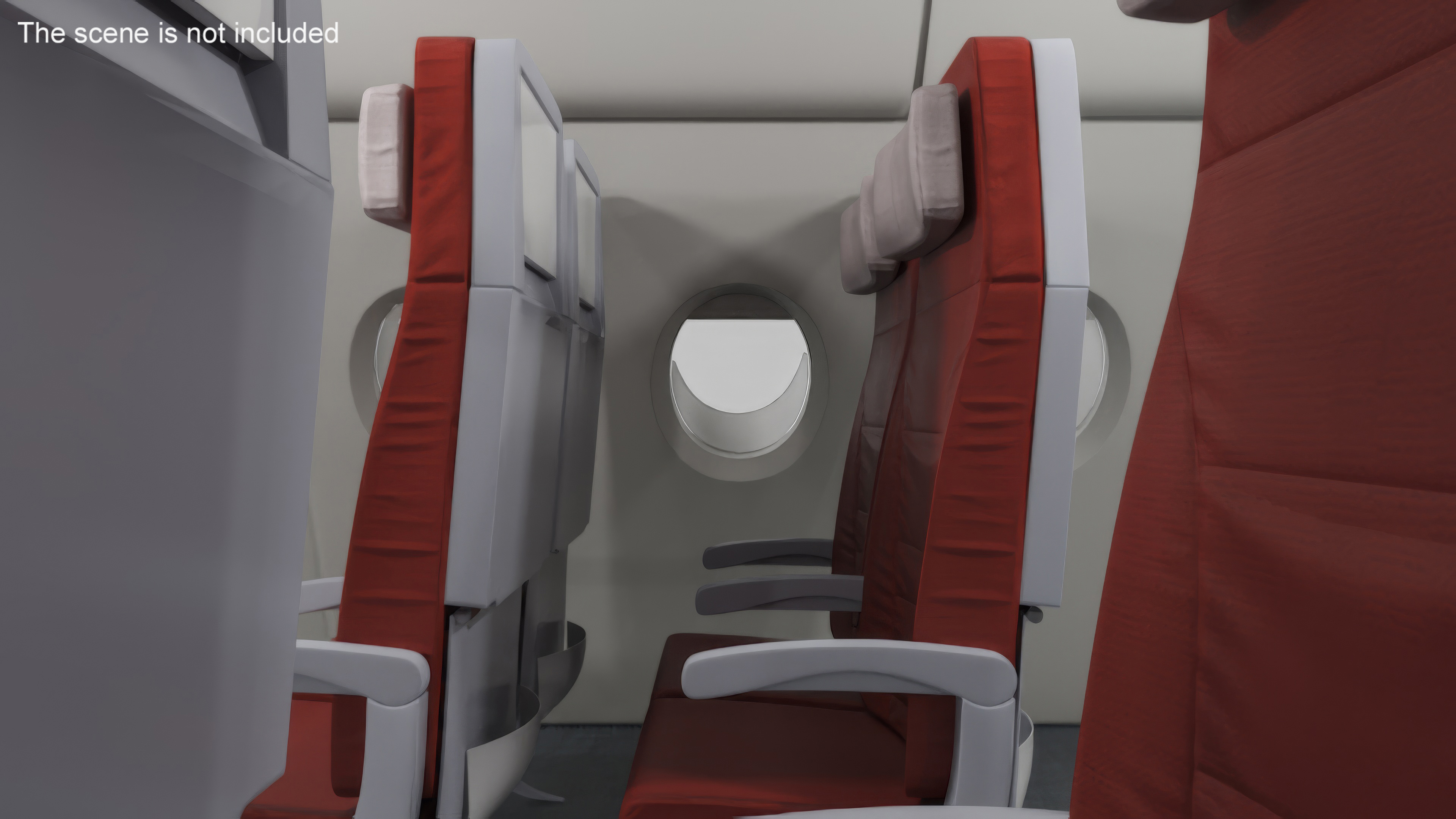 3D Aircraft Cabin Chairs