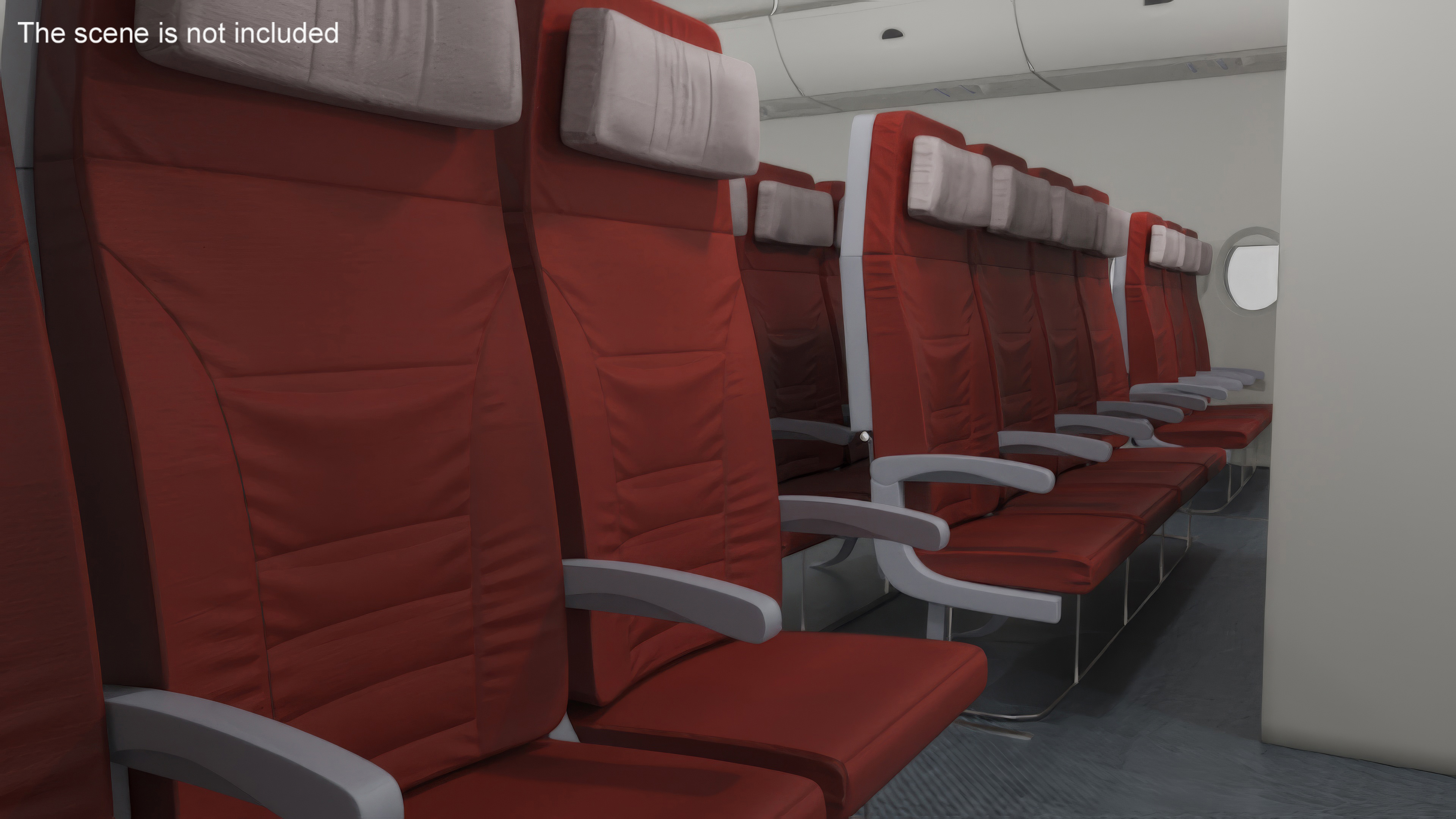 3D Aircraft Cabin Chairs