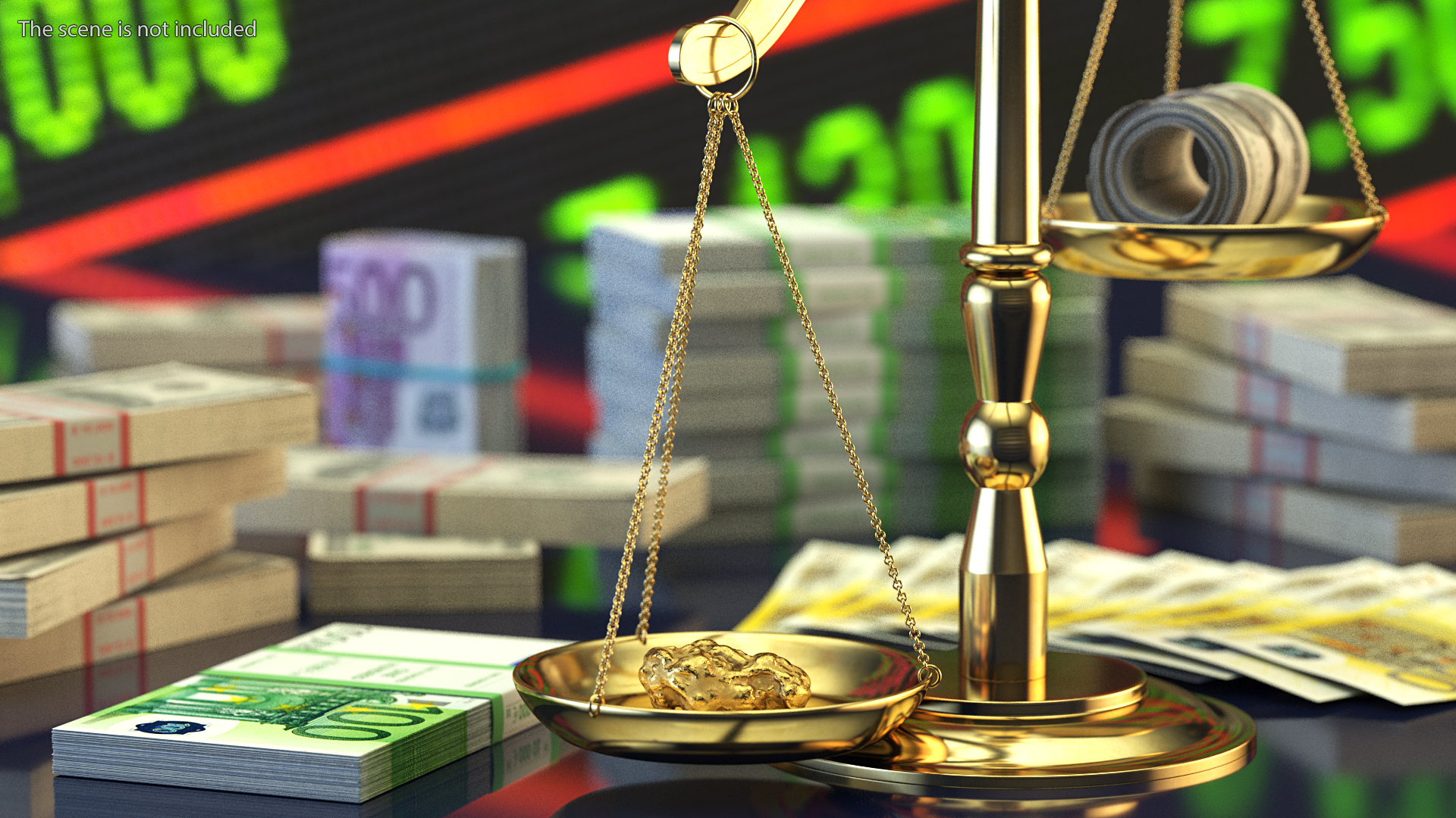 Gold Mineral 3D
