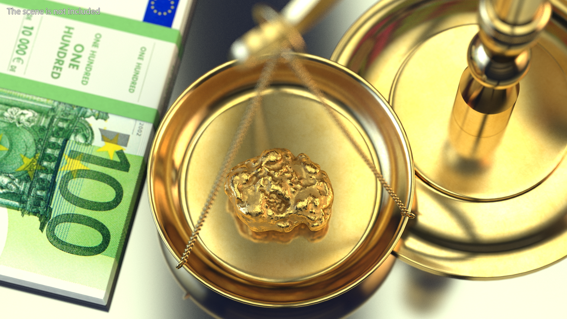 Gold Mineral 3D