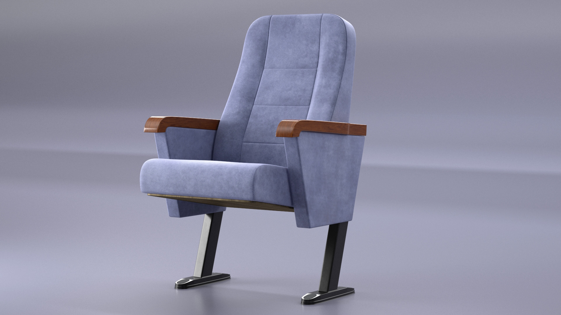 3D Cinema Chair Lilac model
