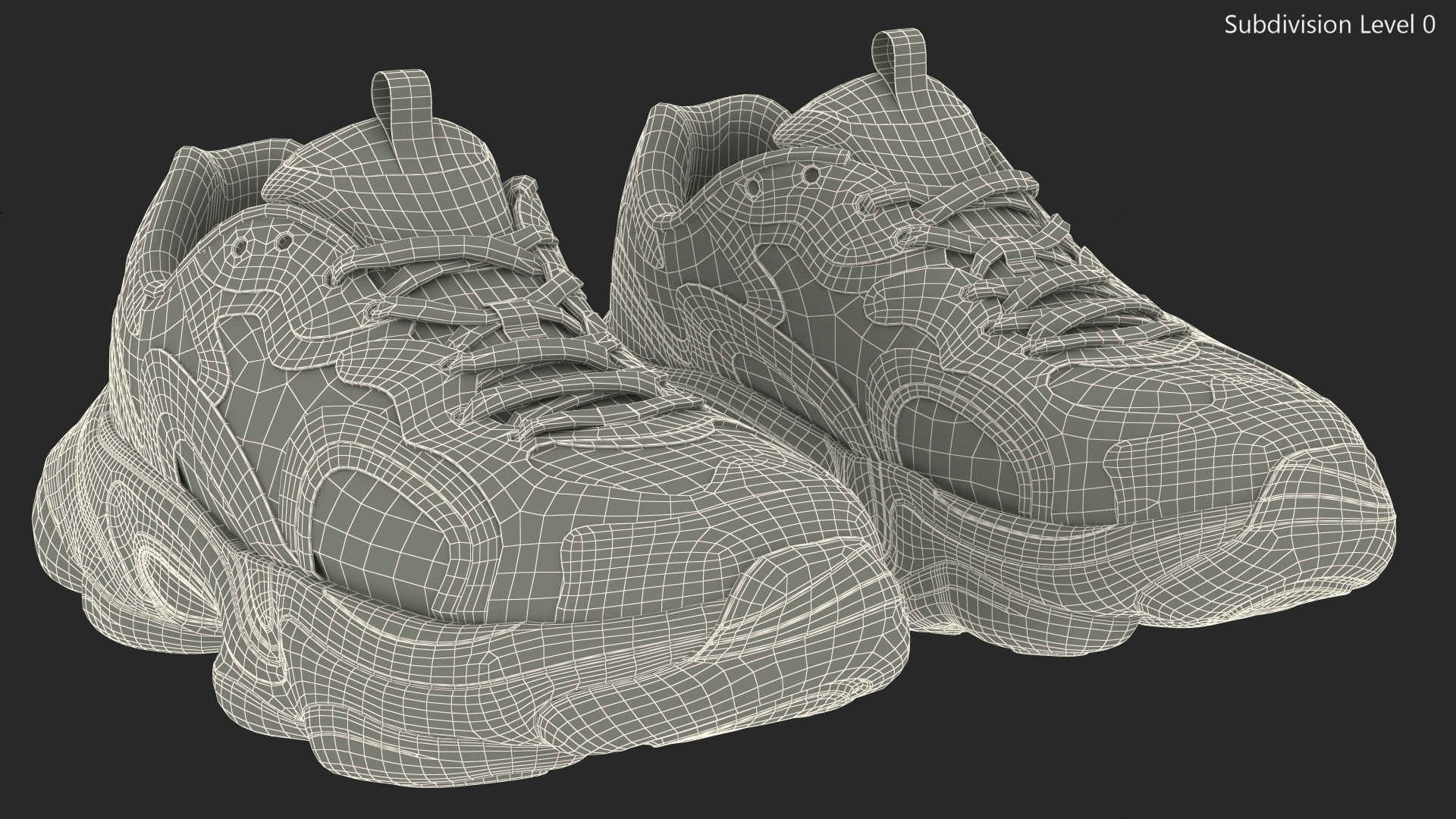Fashion Sneakers White 3D