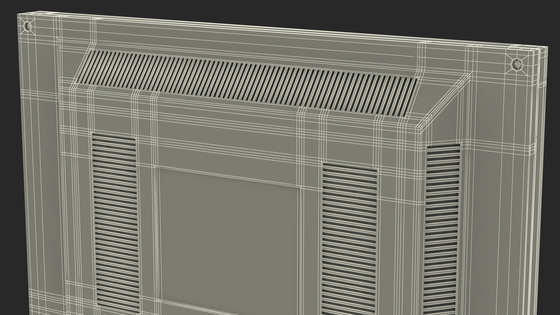 3D Electron Microscope Monitor With Control Panel