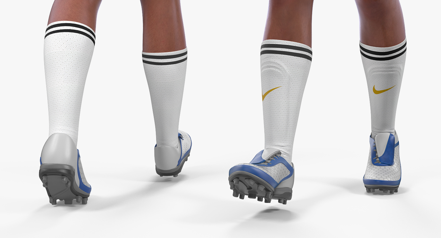 3D Soccer or Football Player Juventus Rigged 2 model