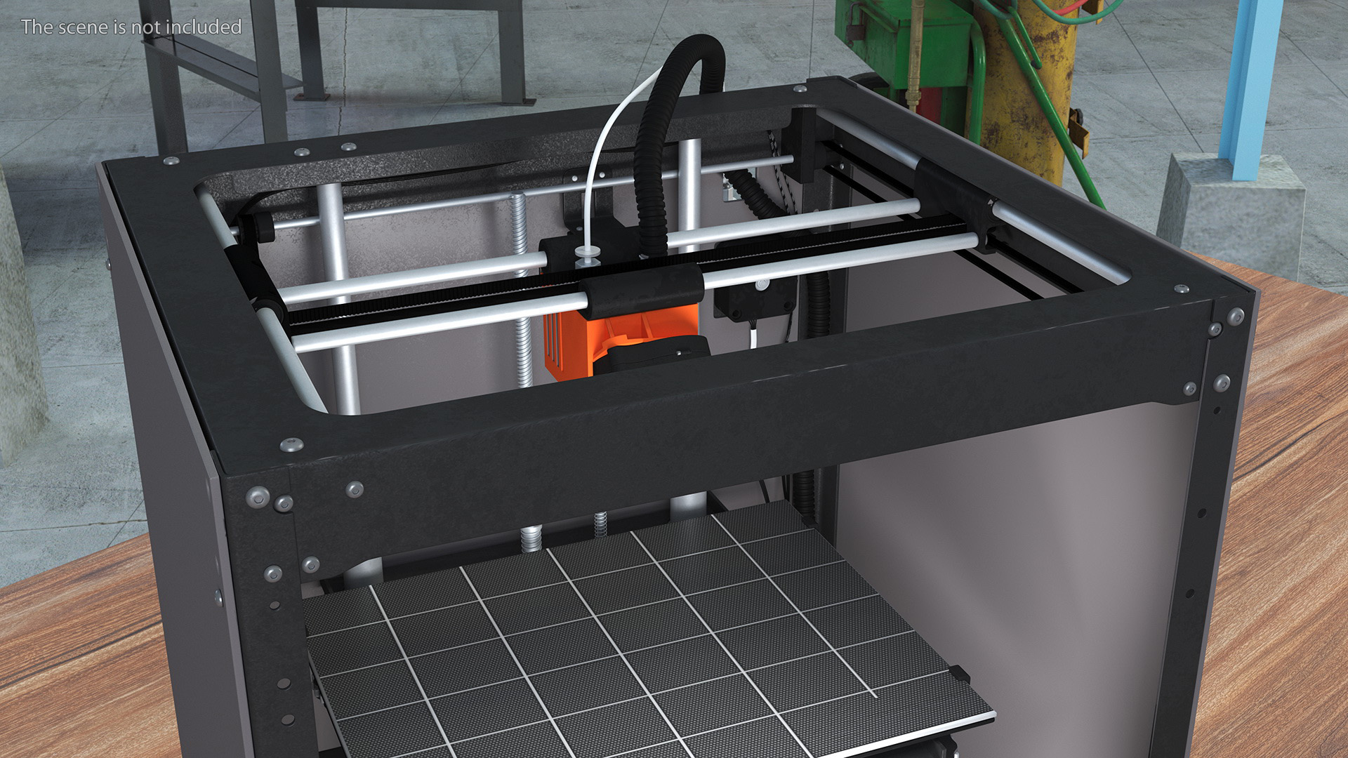 3D 3d Printer Rigged for Maya