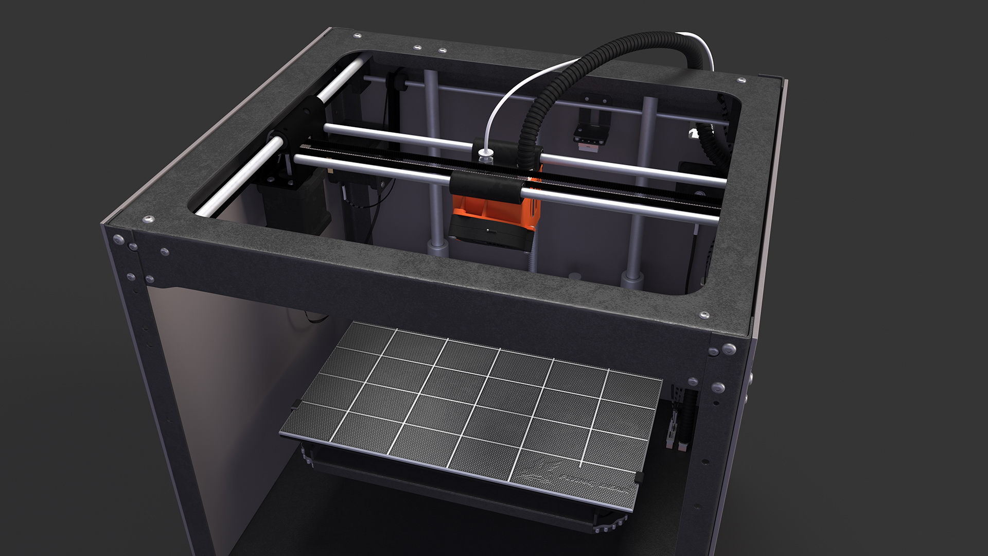 3D 3d Printer Rigged for Maya