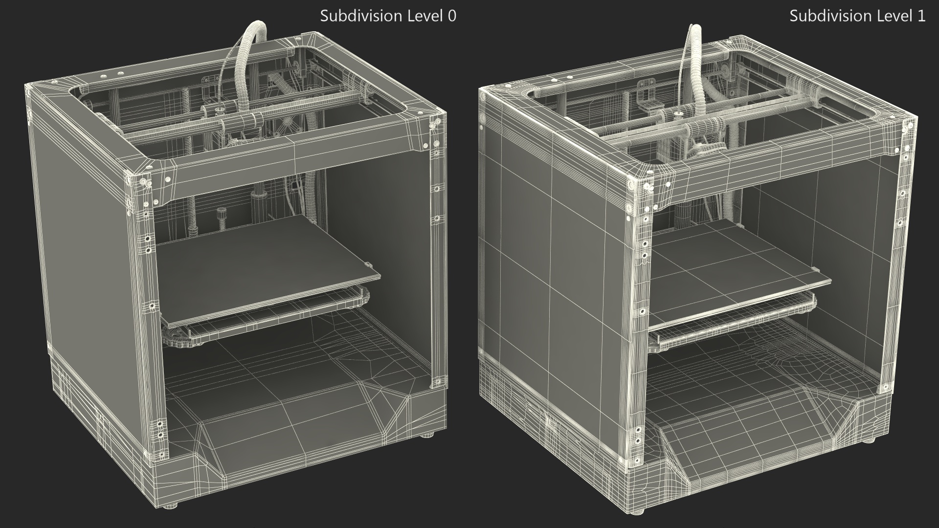 3D 3d Printer Rigged for Maya