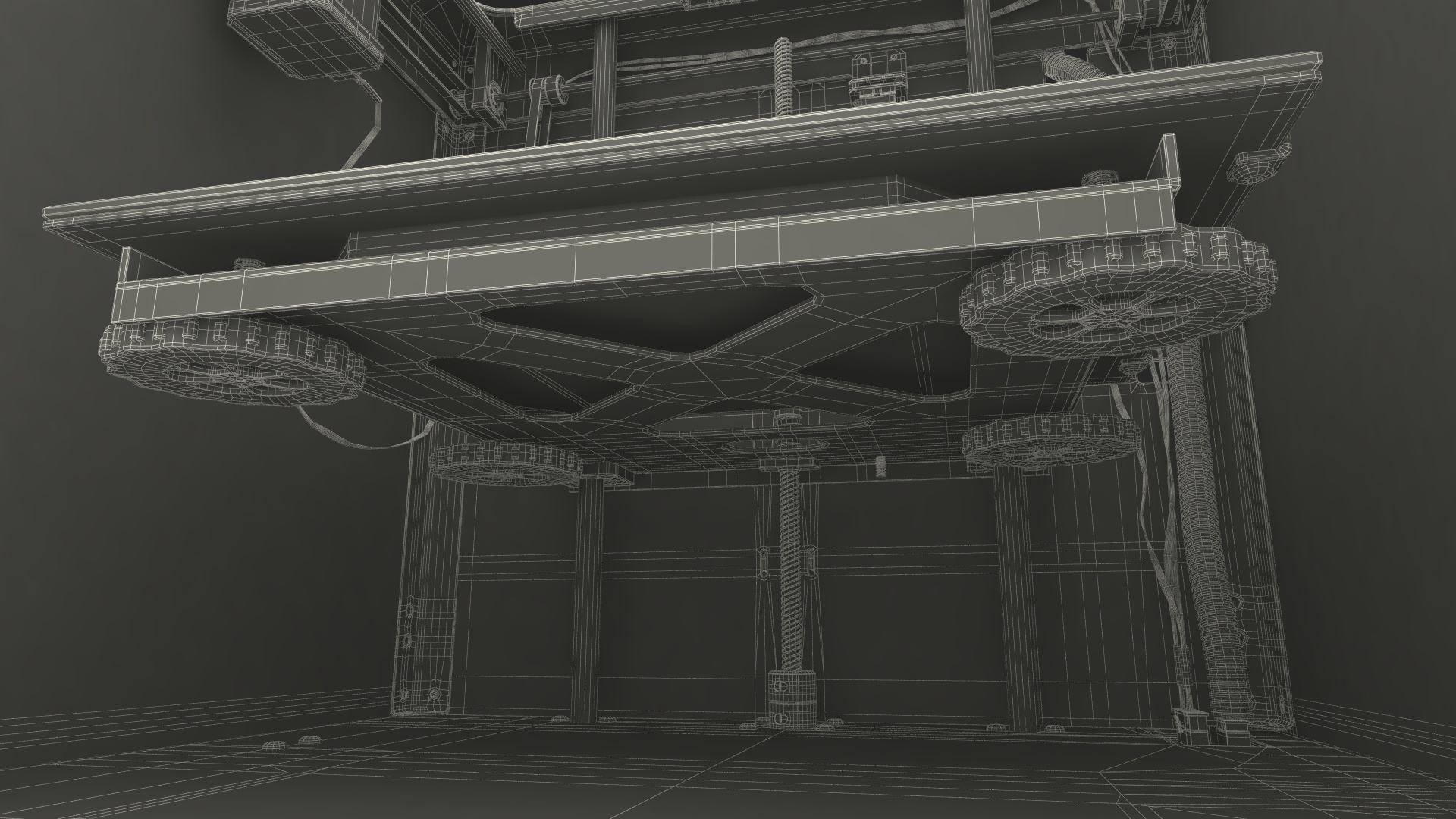 3D 3d Printer Rigged for Maya