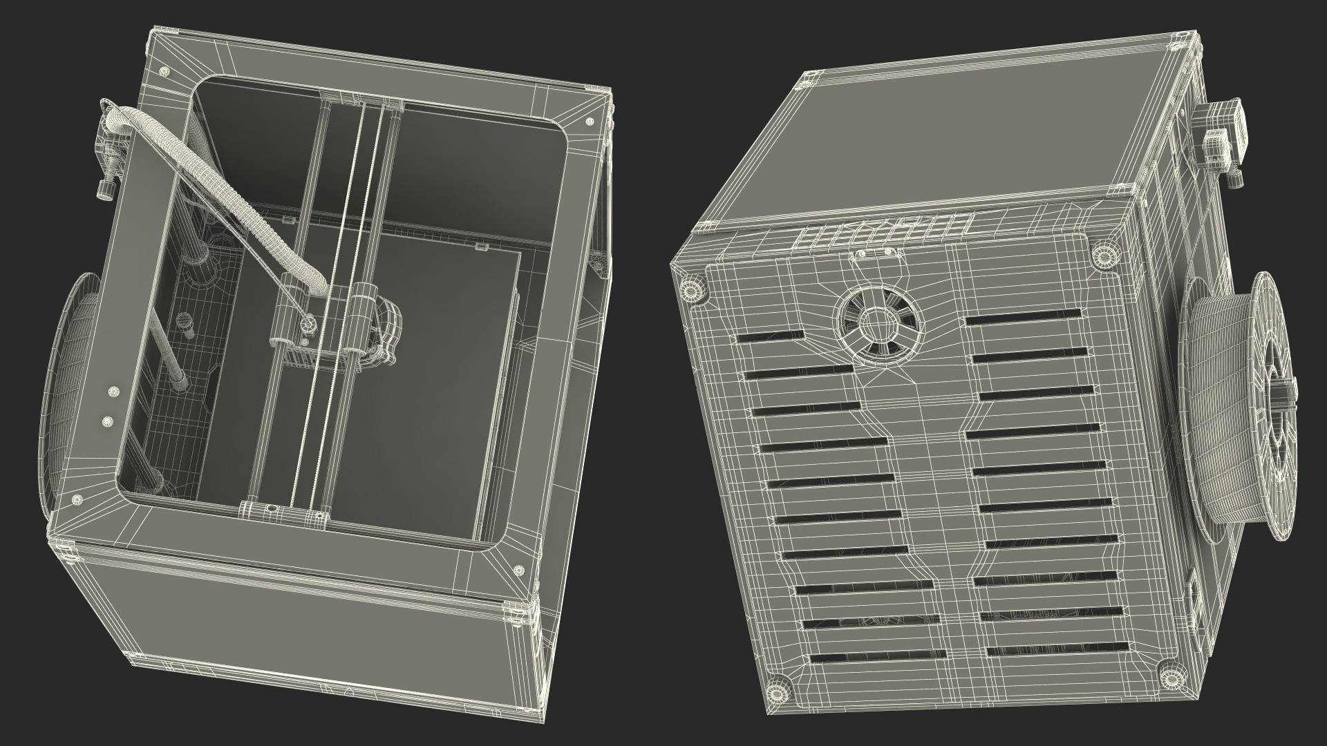 3D 3d Printer Rigged for Maya