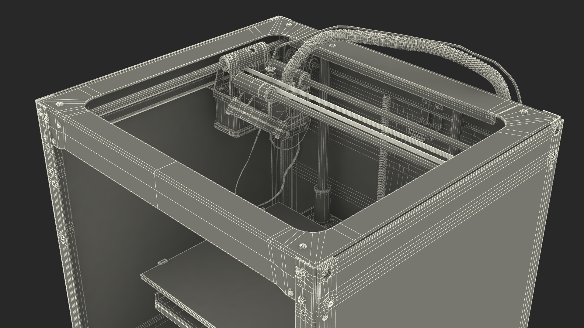 3D 3d Printer Rigged for Maya