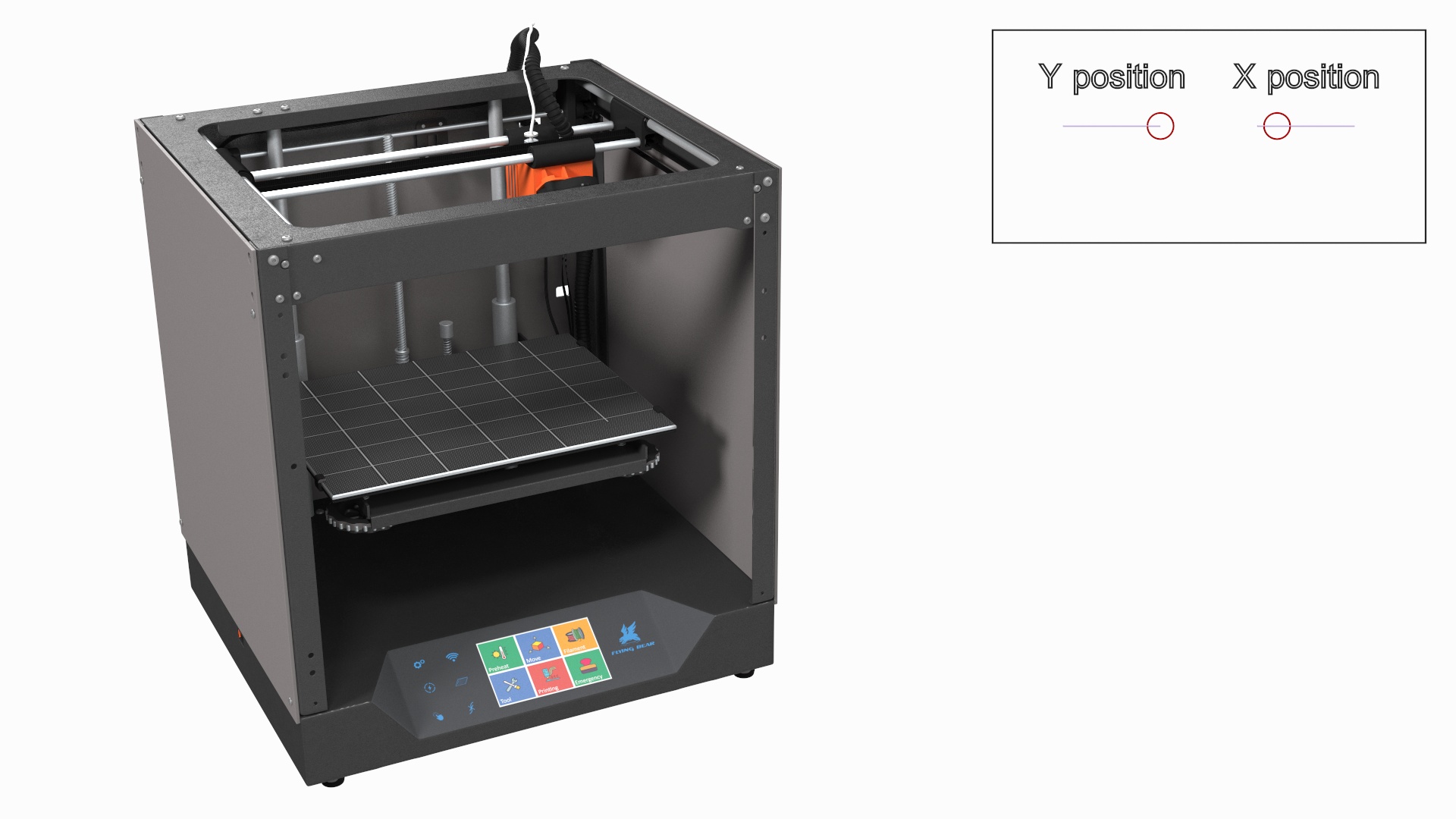 3D 3d Printer Rigged for Maya