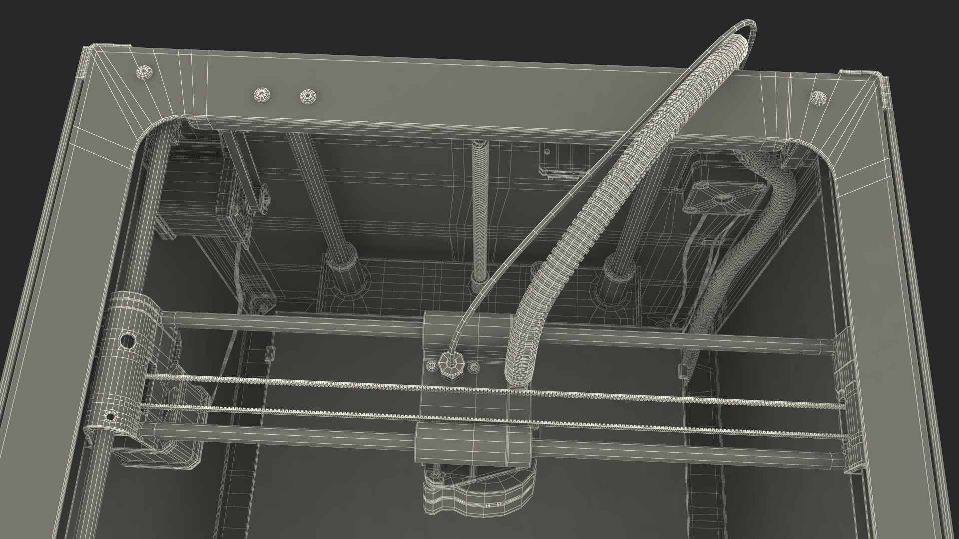 3D 3d Printer Rigged for Maya