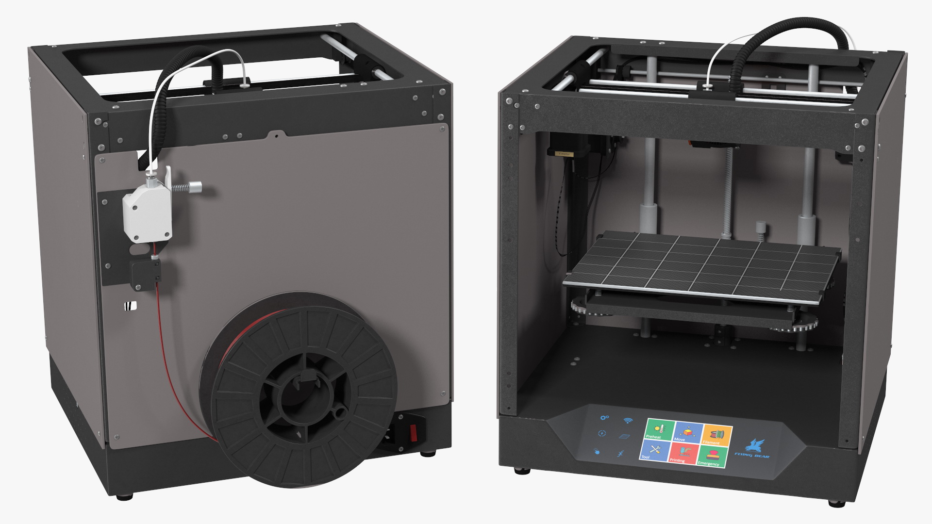 3D 3d Printer Rigged for Maya