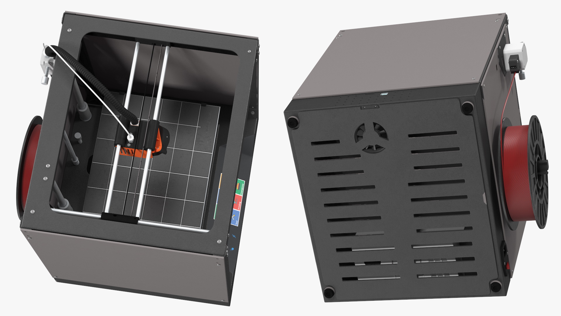 3D 3d Printer Rigged for Maya
