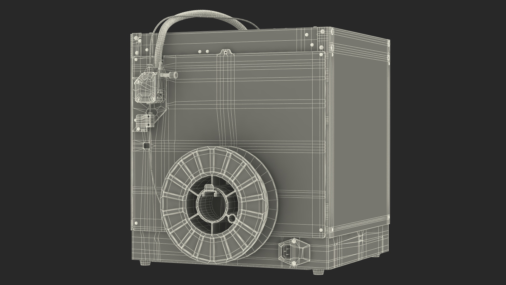 3D 3d Printer Rigged for Maya