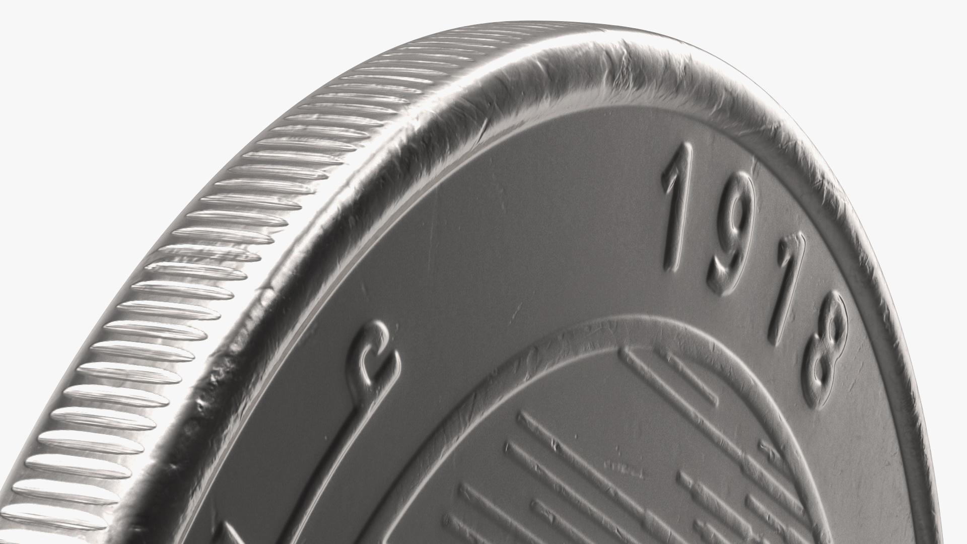 UAE 1 Dirham Coin 3D