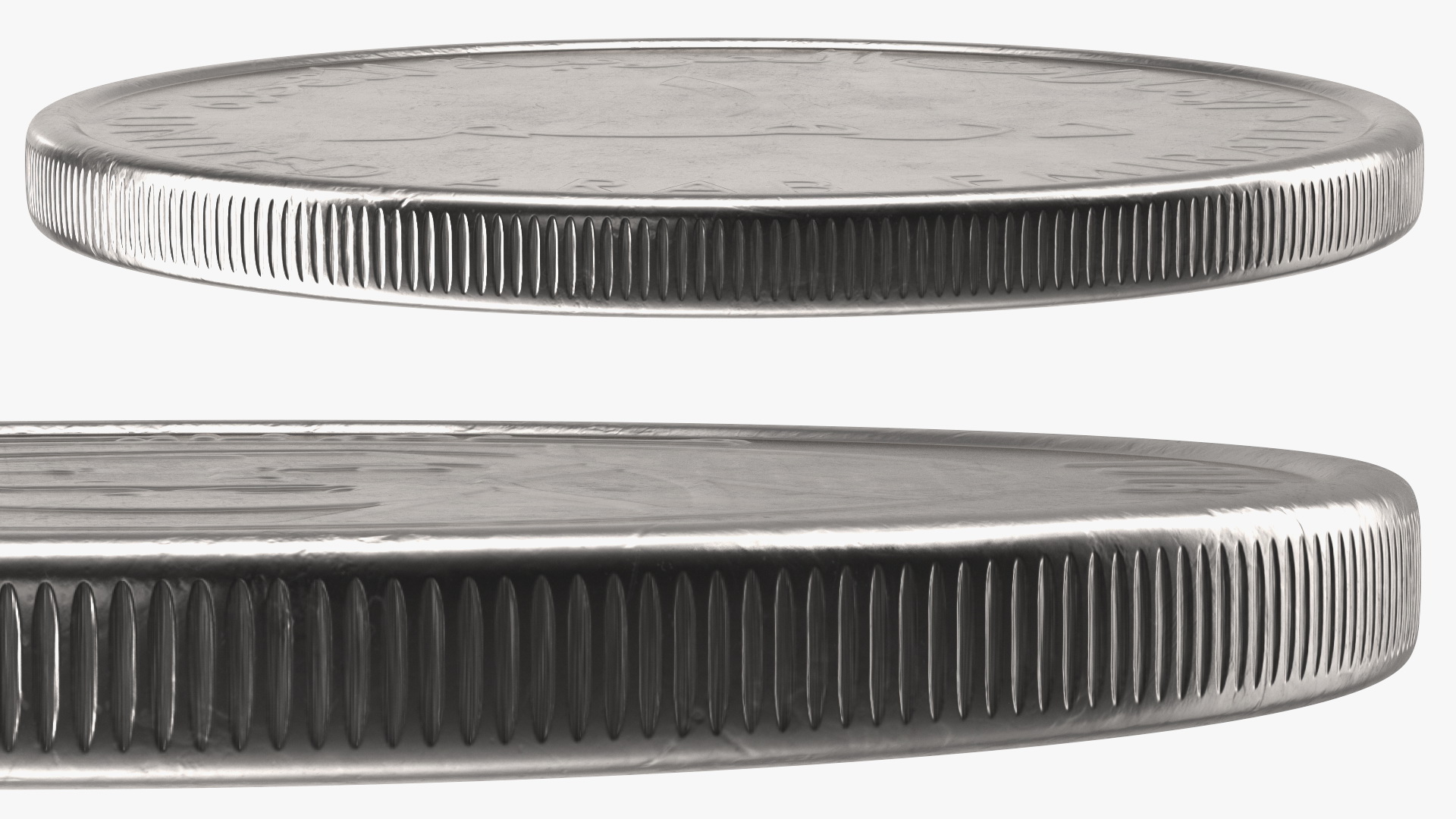 UAE 1 Dirham Coin 3D
