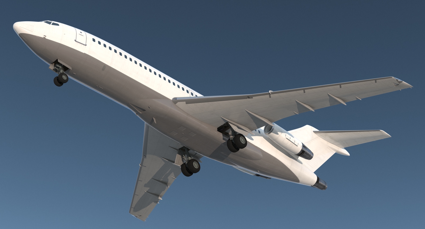 Boeing 727 100 Generic 3D