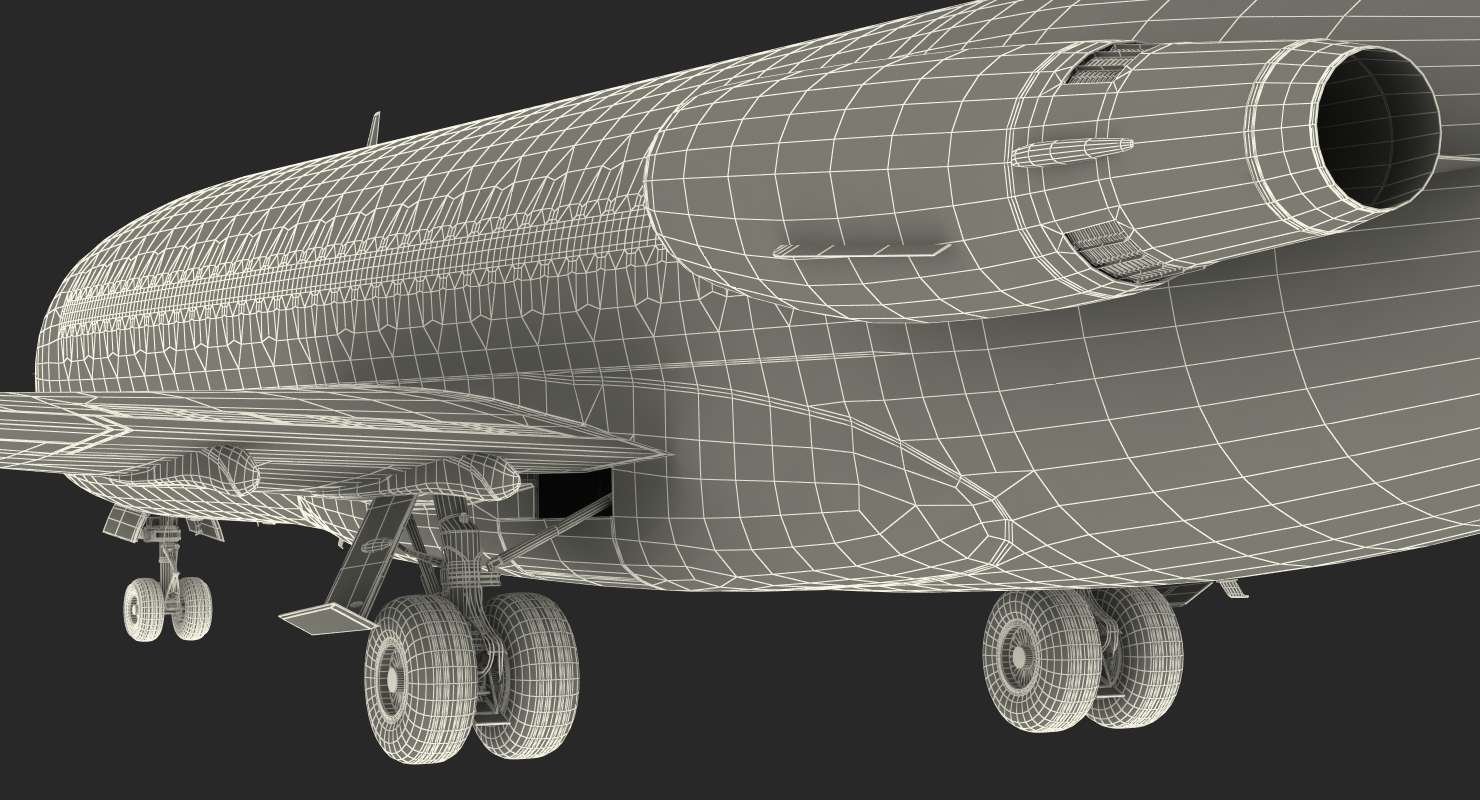 Boeing 727 100 Generic 3D