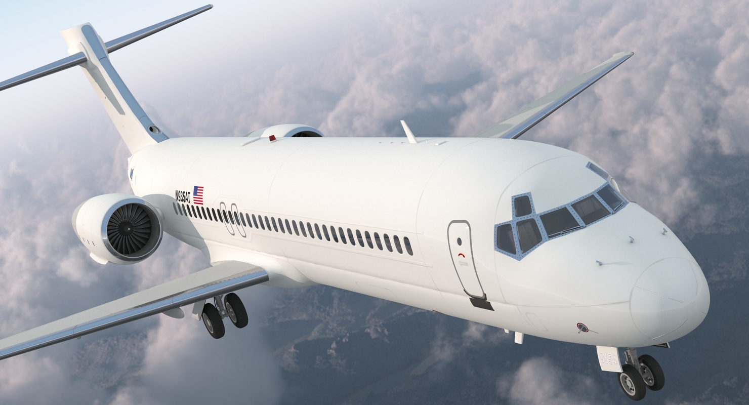 Boeing 717 200 Generic 3D