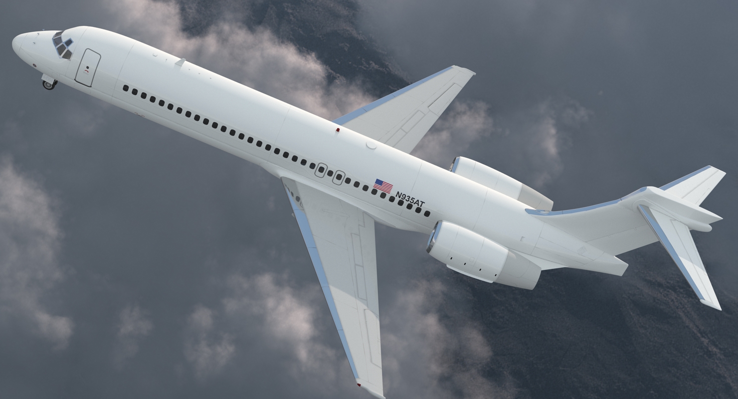 Boeing 717 200 Generic 3D