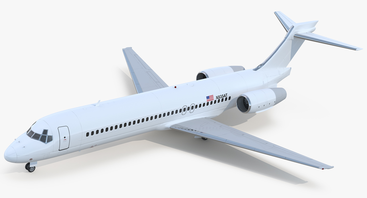 Boeing 717 200 Generic 3D